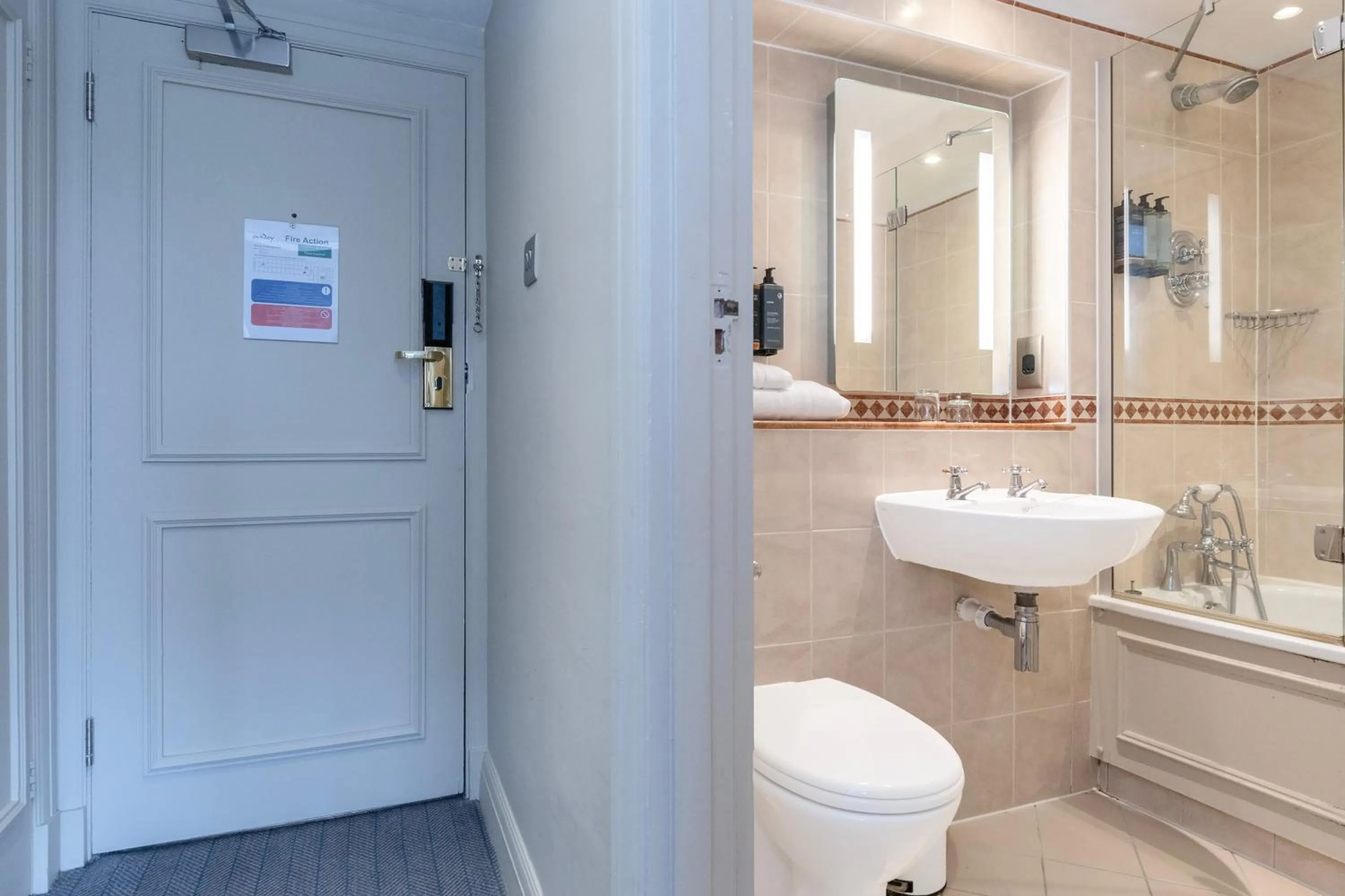 Bathroom in Winchester Wessex Hotel by Sunday