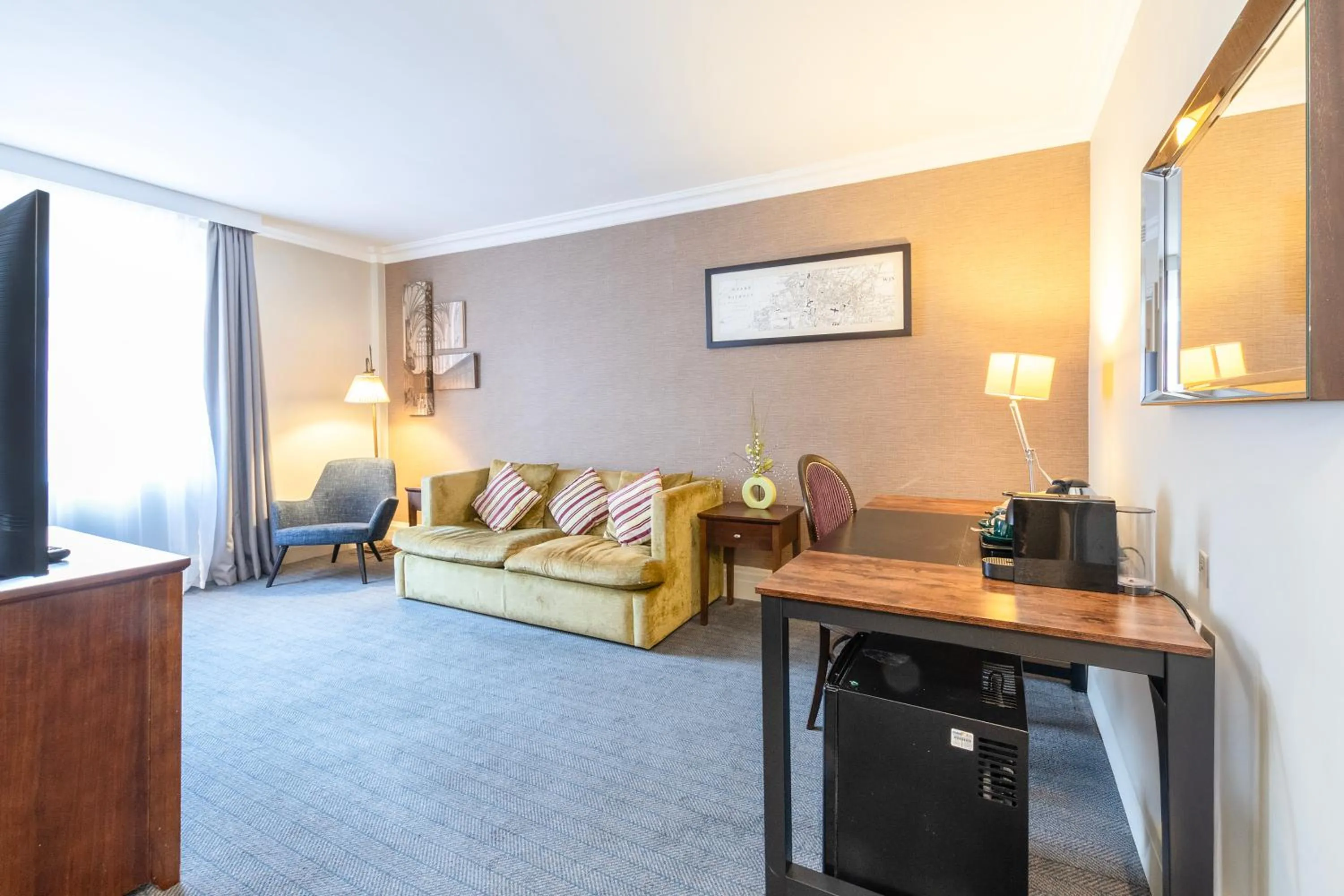 Seating area in Winchester Wessex Hotel by Sunday