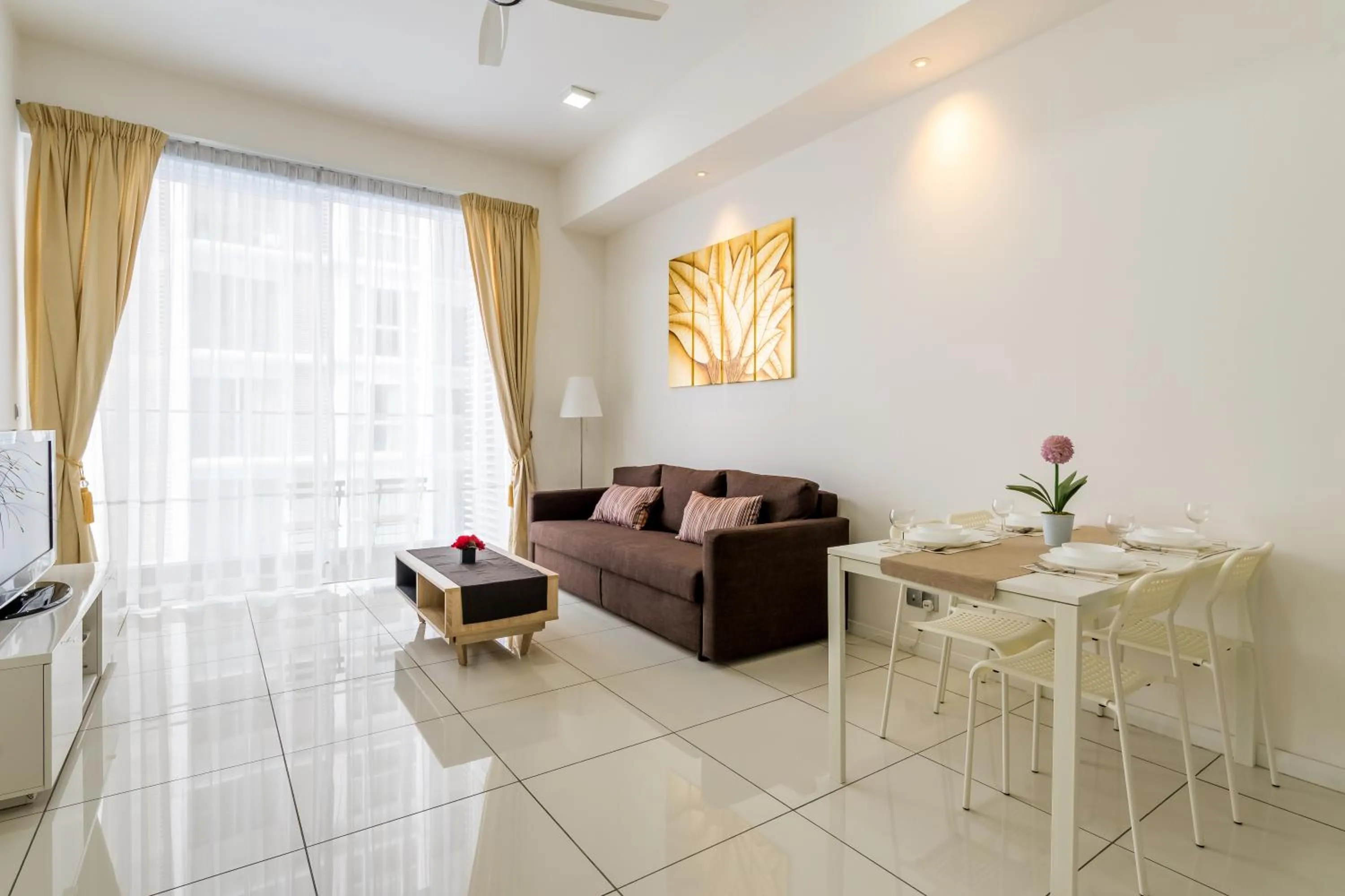 Bed in Five Senses Suite in M Suite KLCC