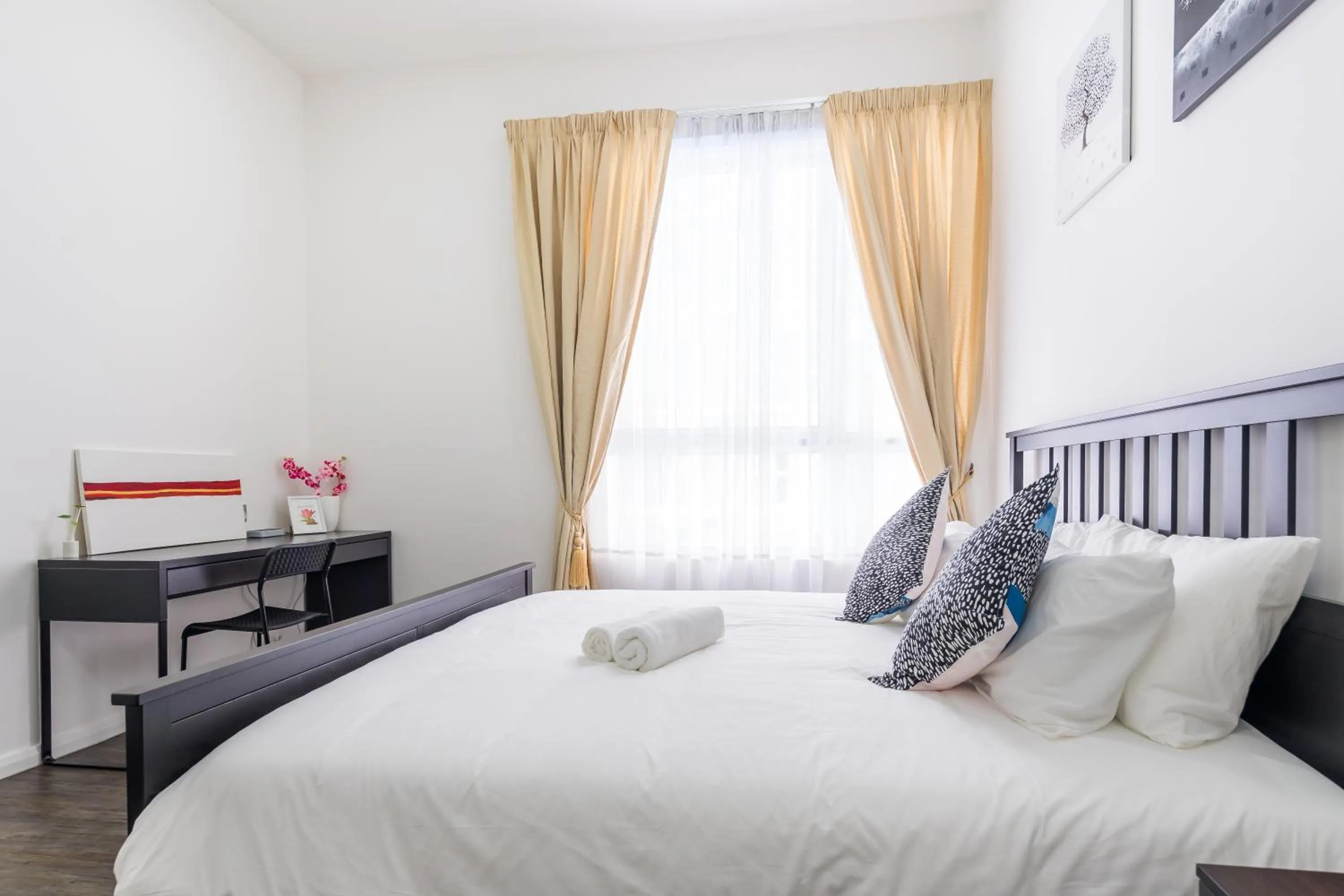 Bed in Five Senses Suite in M Suite KLCC