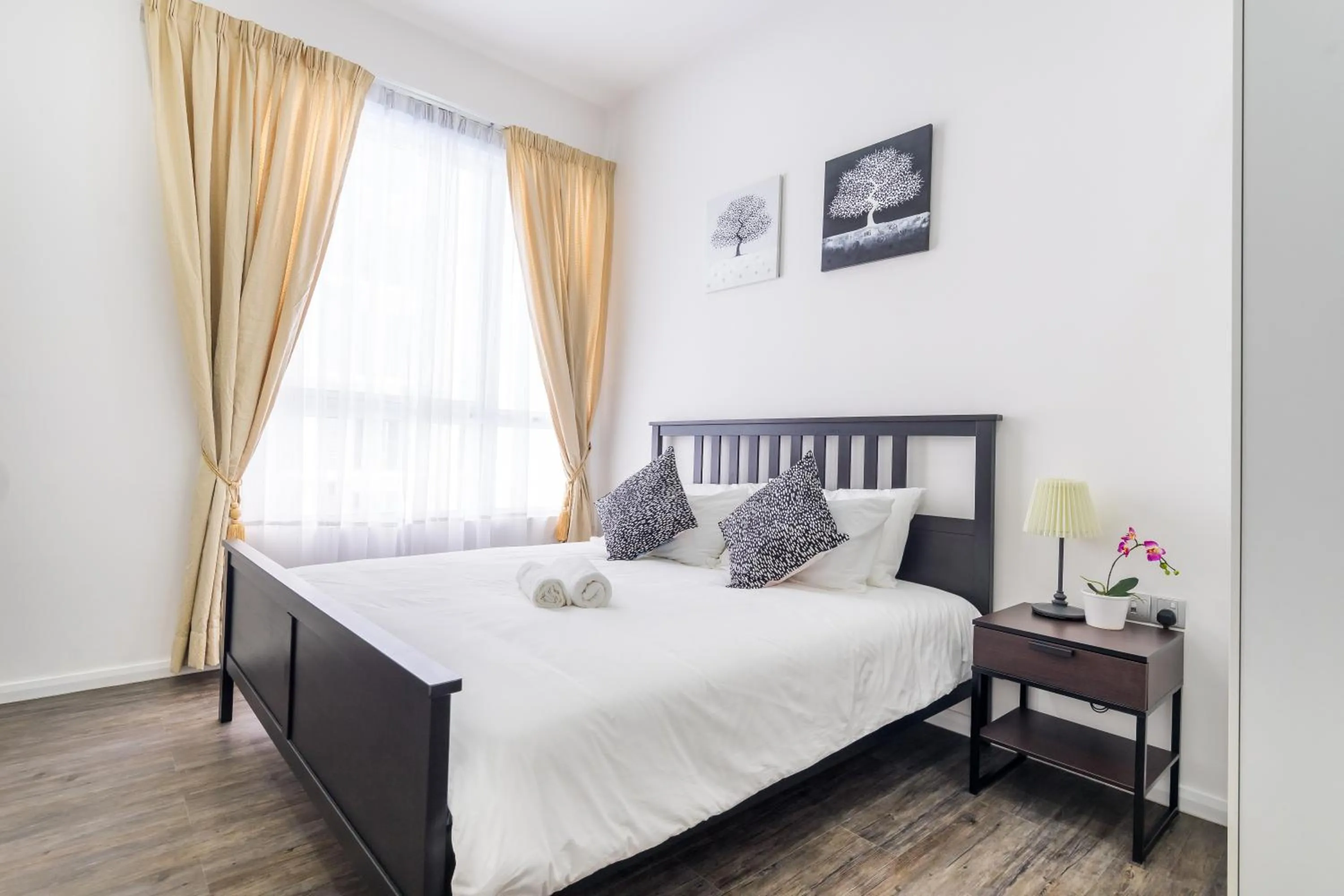 Bed in Five Senses Suite in M Suite KLCC