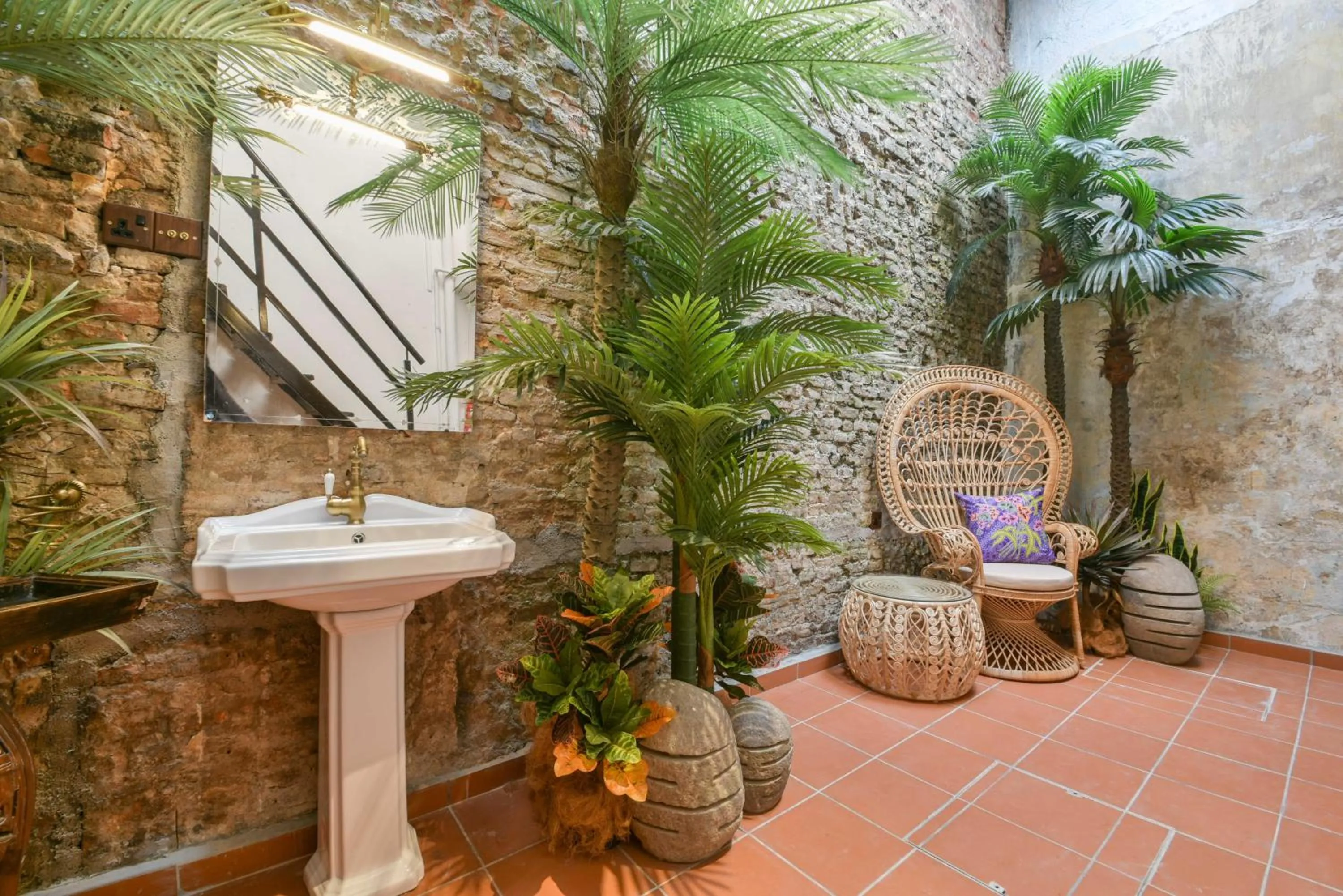 Garden view in Ohana House HQ