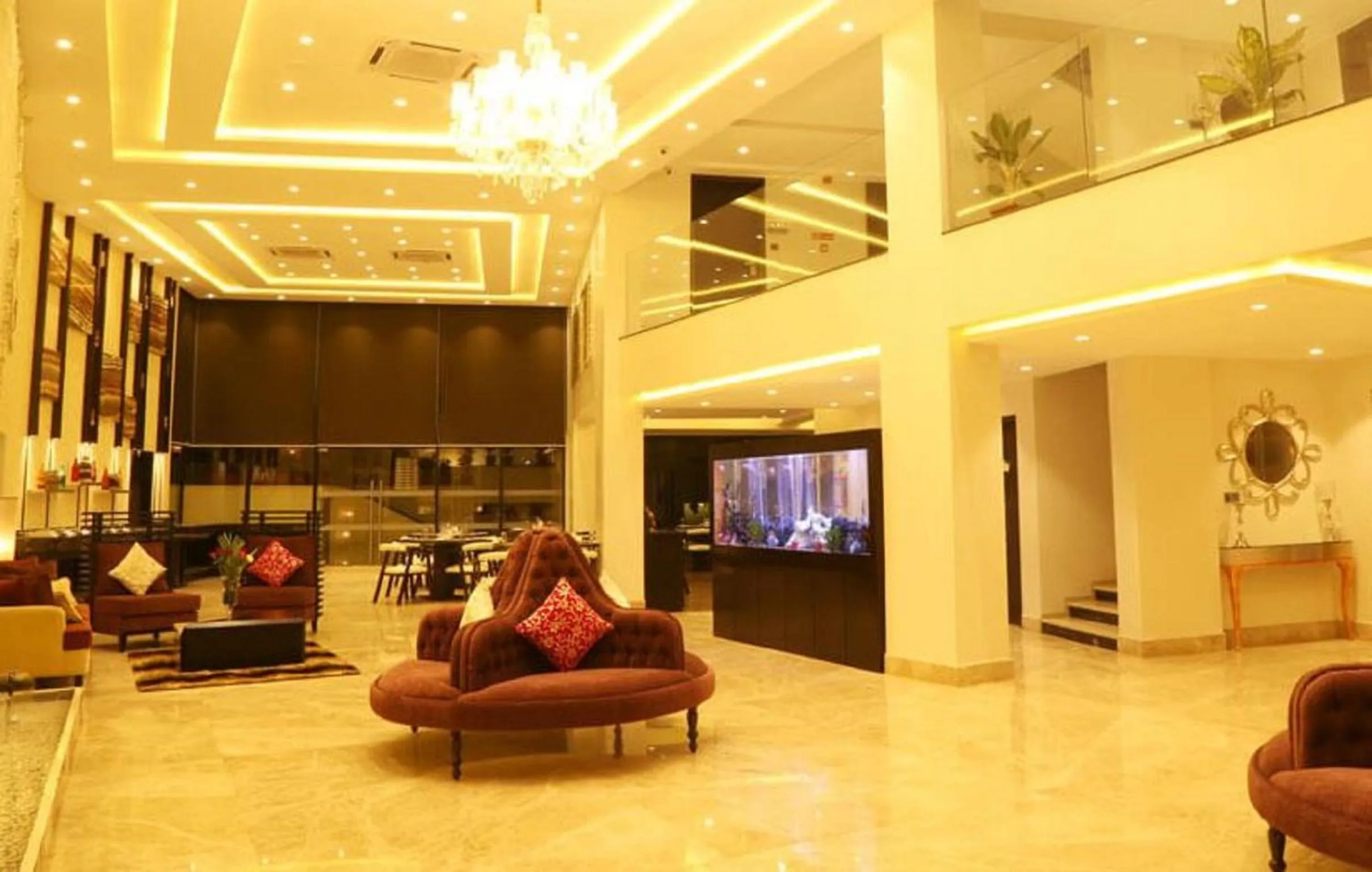 Decorative detail in The Flora Grand, Vasco, Goa