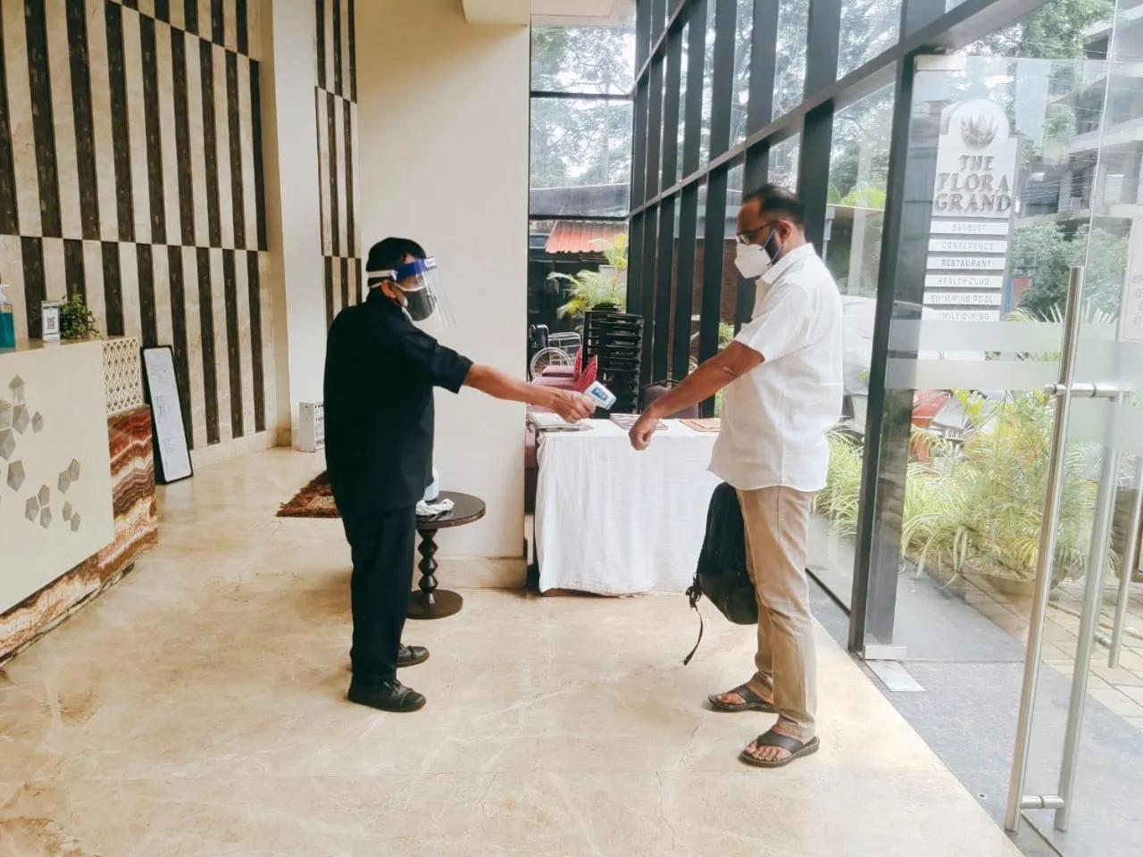 Lobby or reception in The Flora Grand, Vasco, Goa