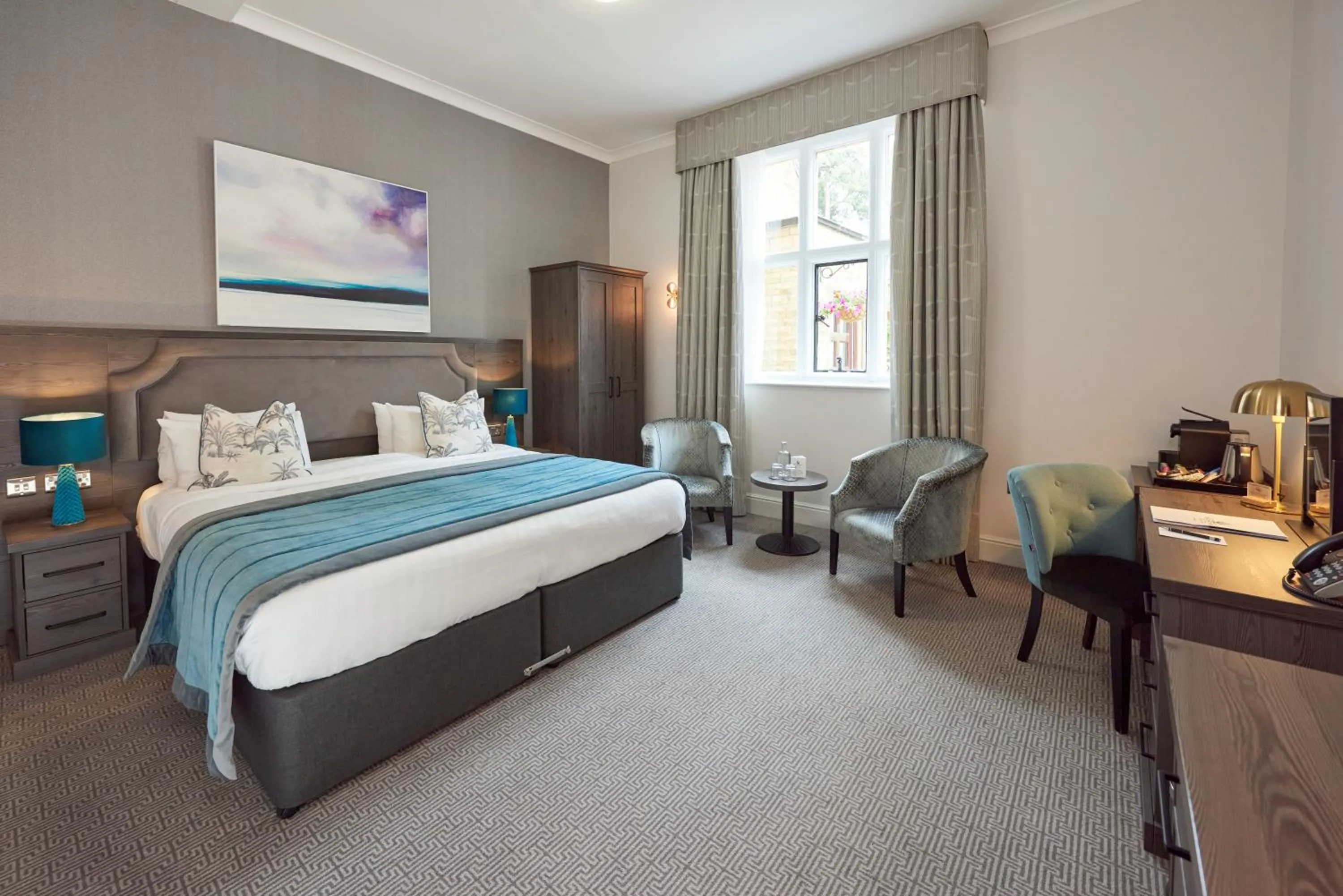 Bed in Rutland Hall Hotel & Spa