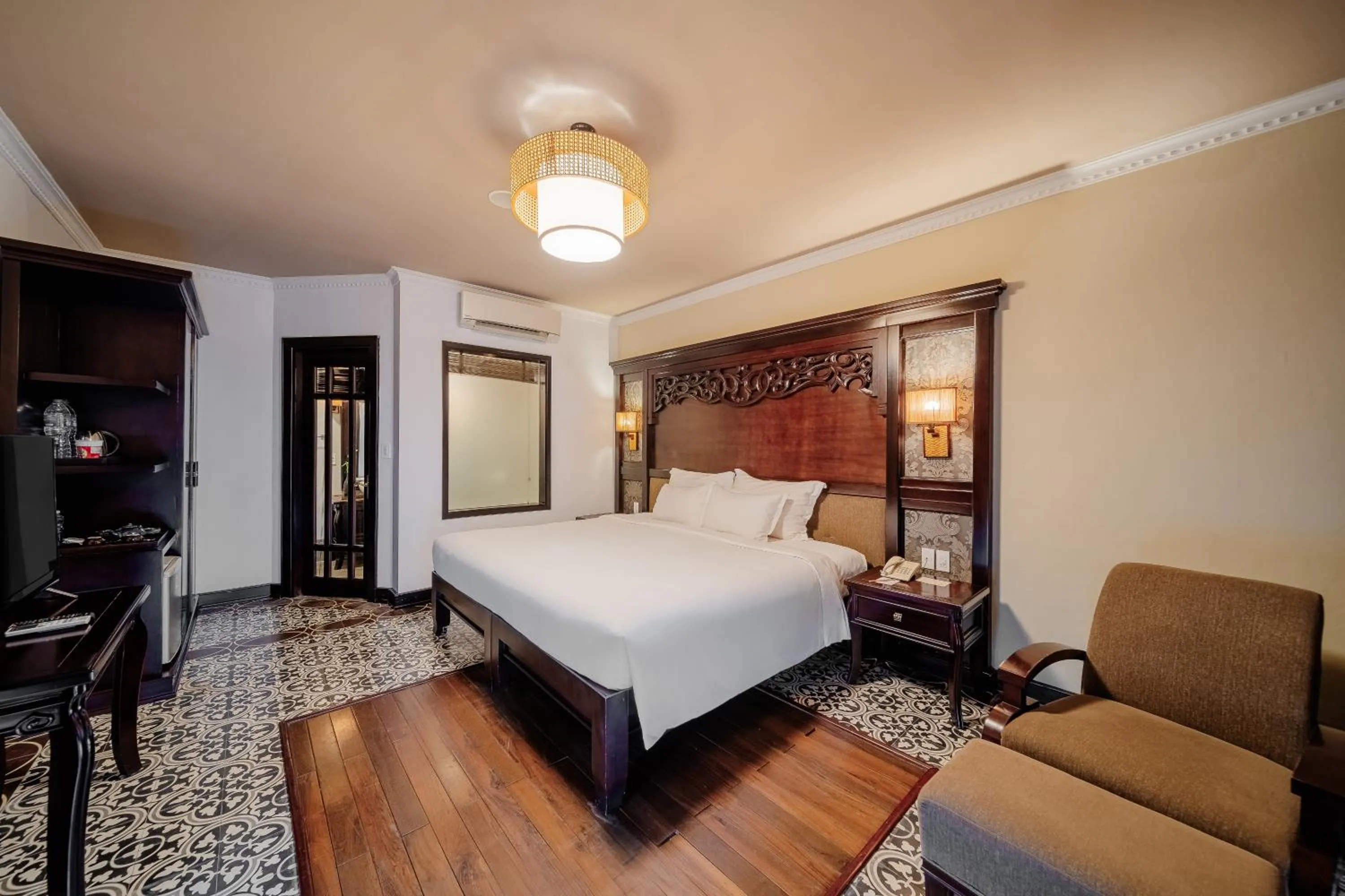 Bed in Anja Beach Resort & Spa