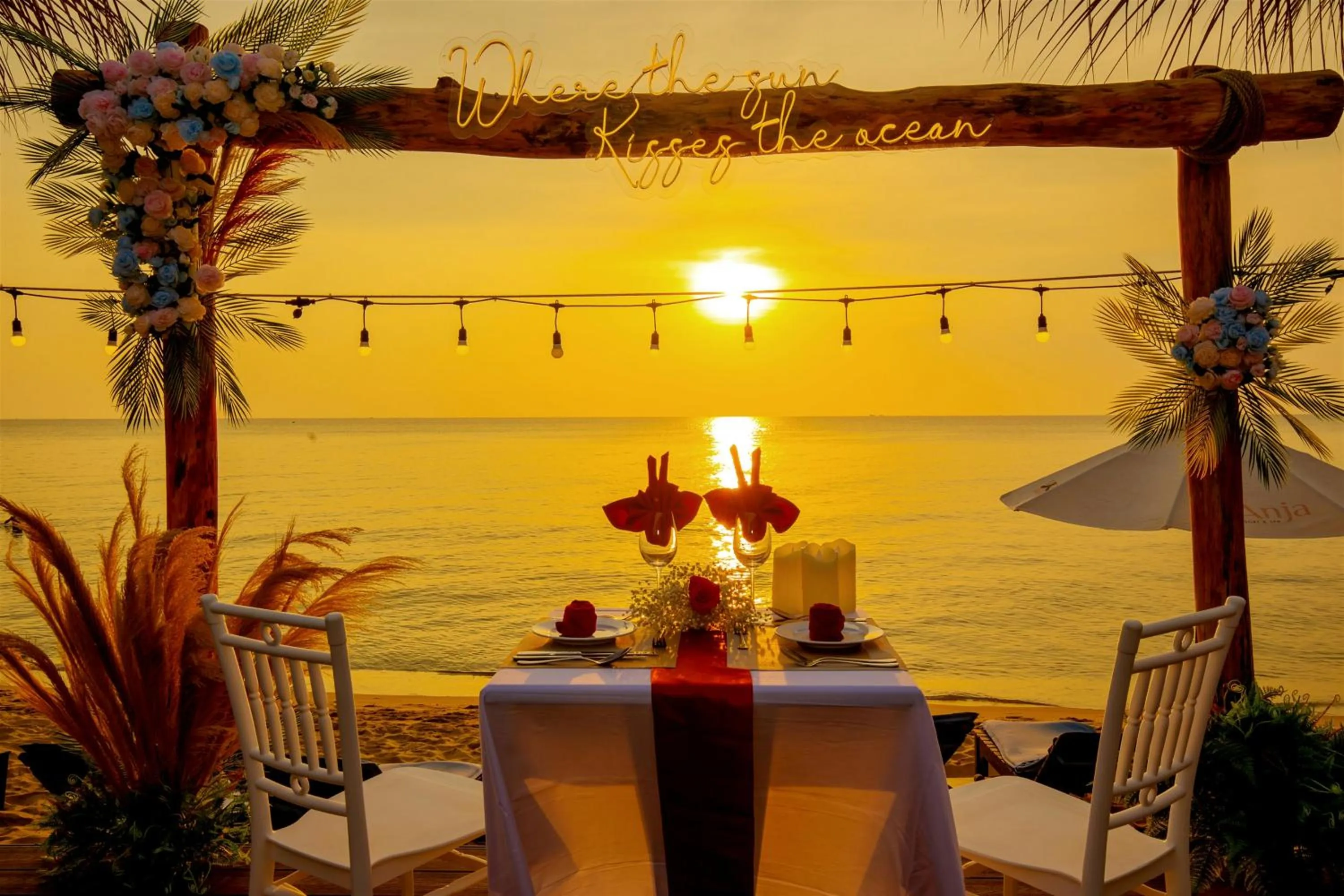 Property building in Anja Beach Resort & Spa