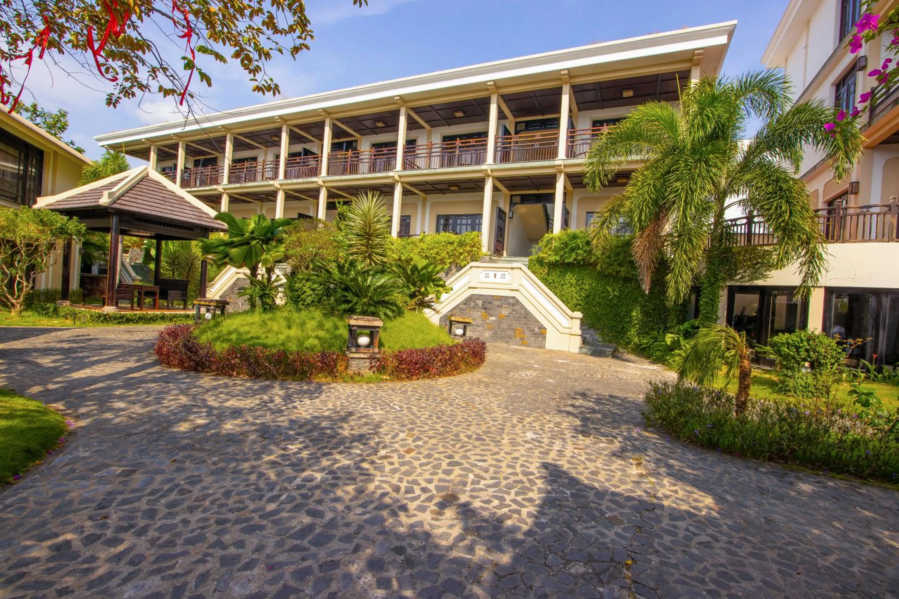 Property building in Anja Beach Resort & Spa