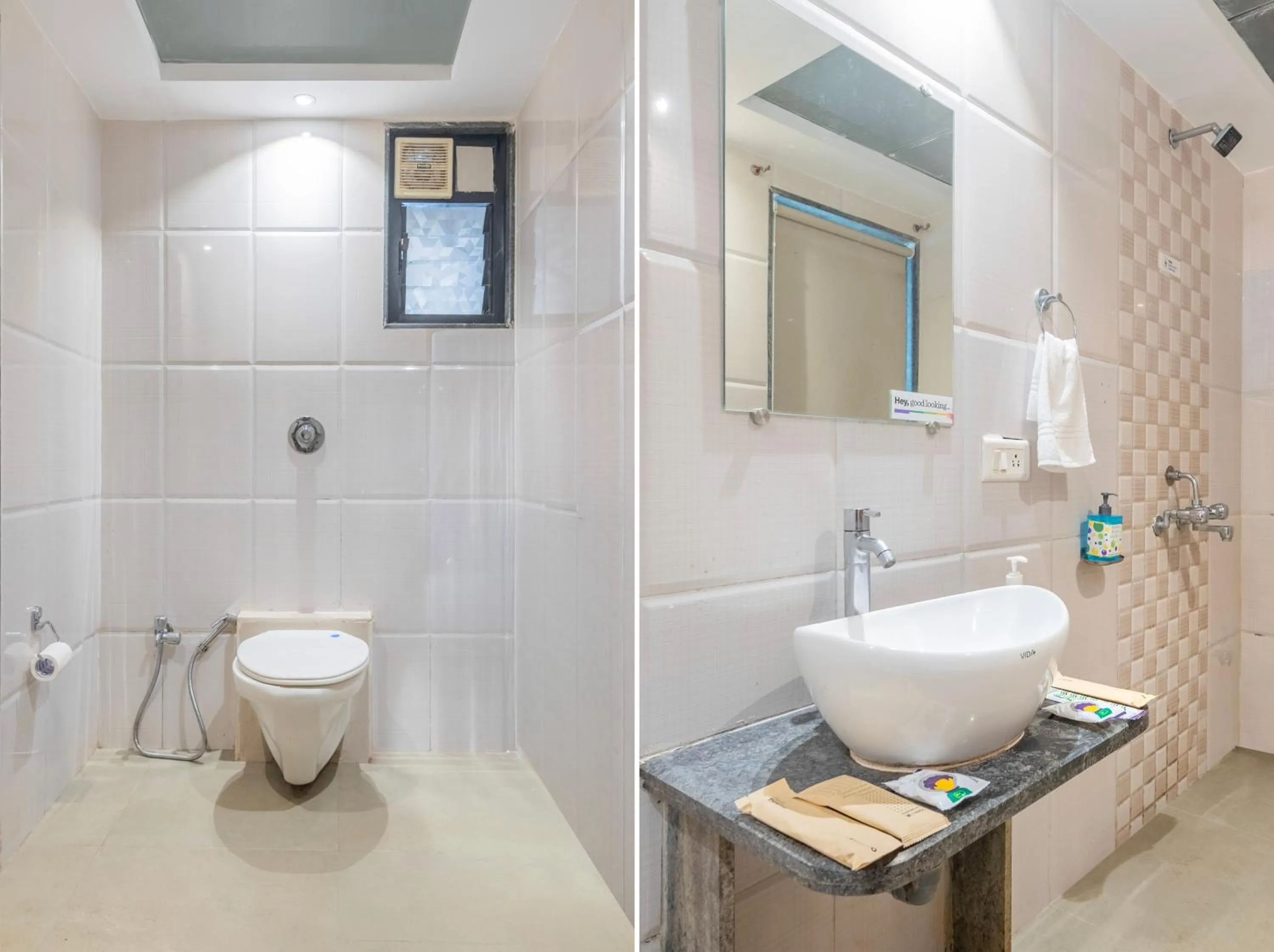 Bathroom in Treebo Kuber Palace with Swimming Pool