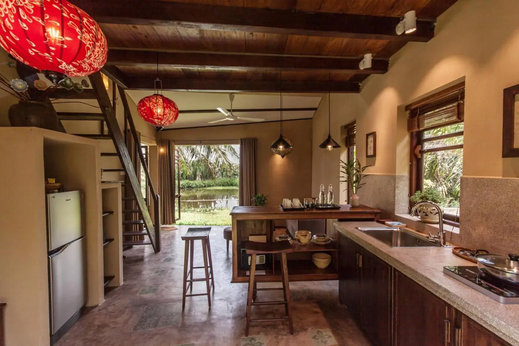 Three-Bedroom Bungalow in An Villa boutique resort Three-Bedroom Bungalow in An Villa boutique resort