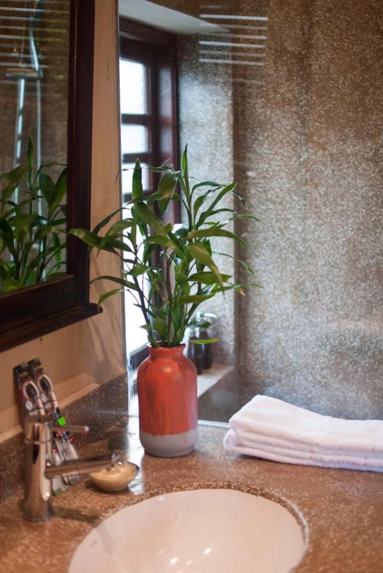 Shower in An Villa boutique resort