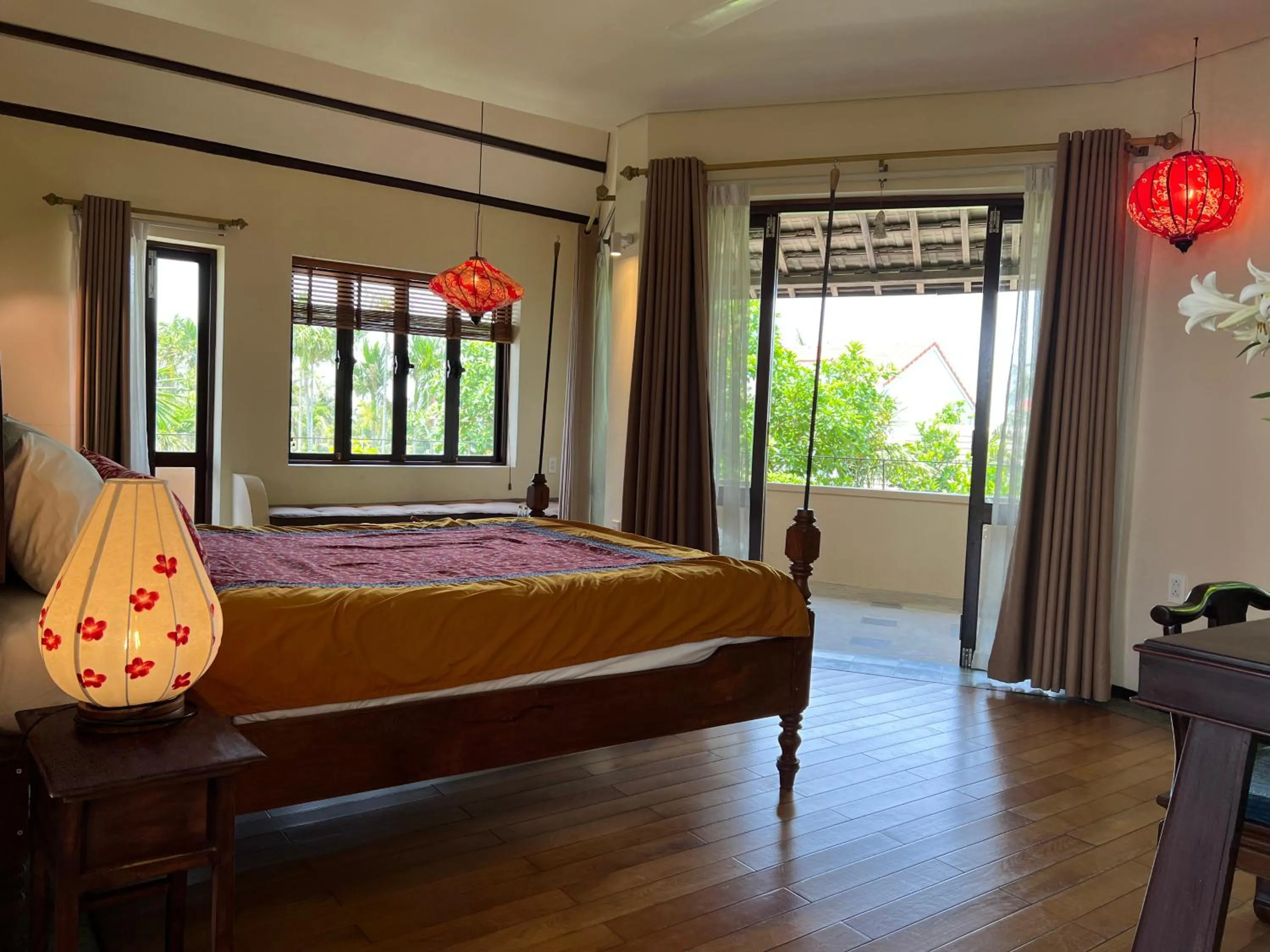 Bed in An Villa boutique resort