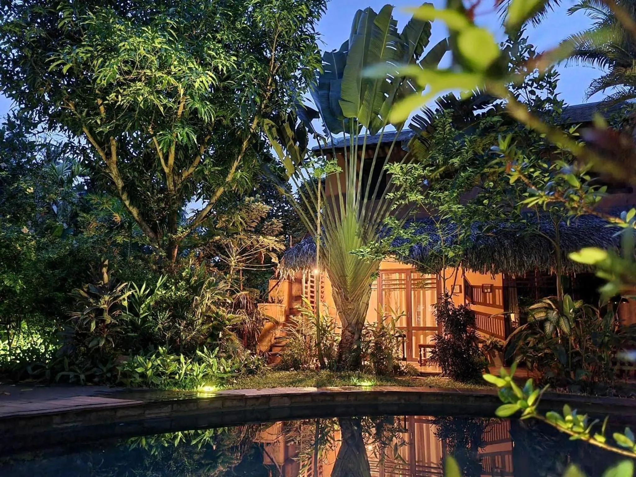 Garden in An Villa boutique resort