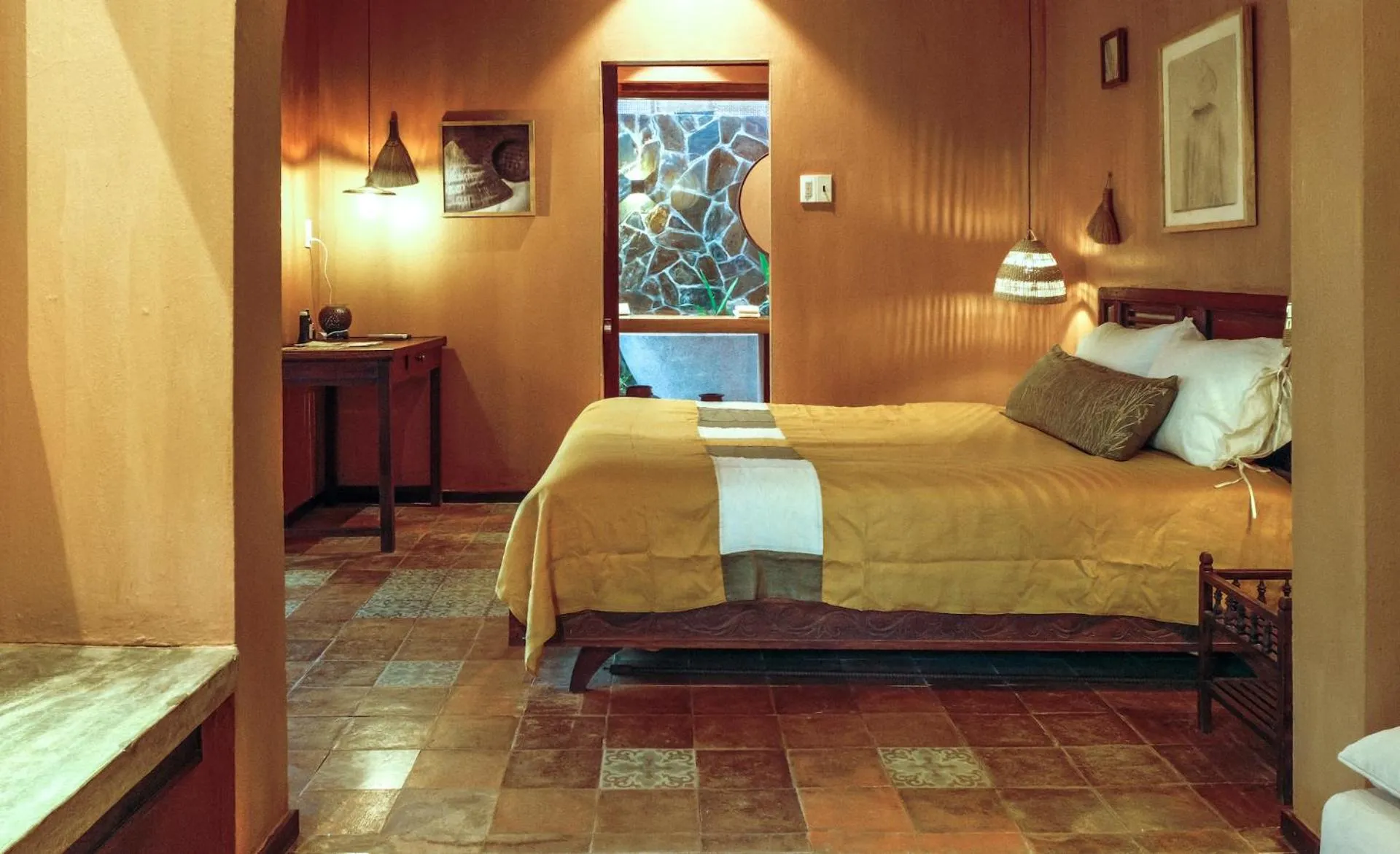 Bedroom, Bed in An Villa boutique resort
