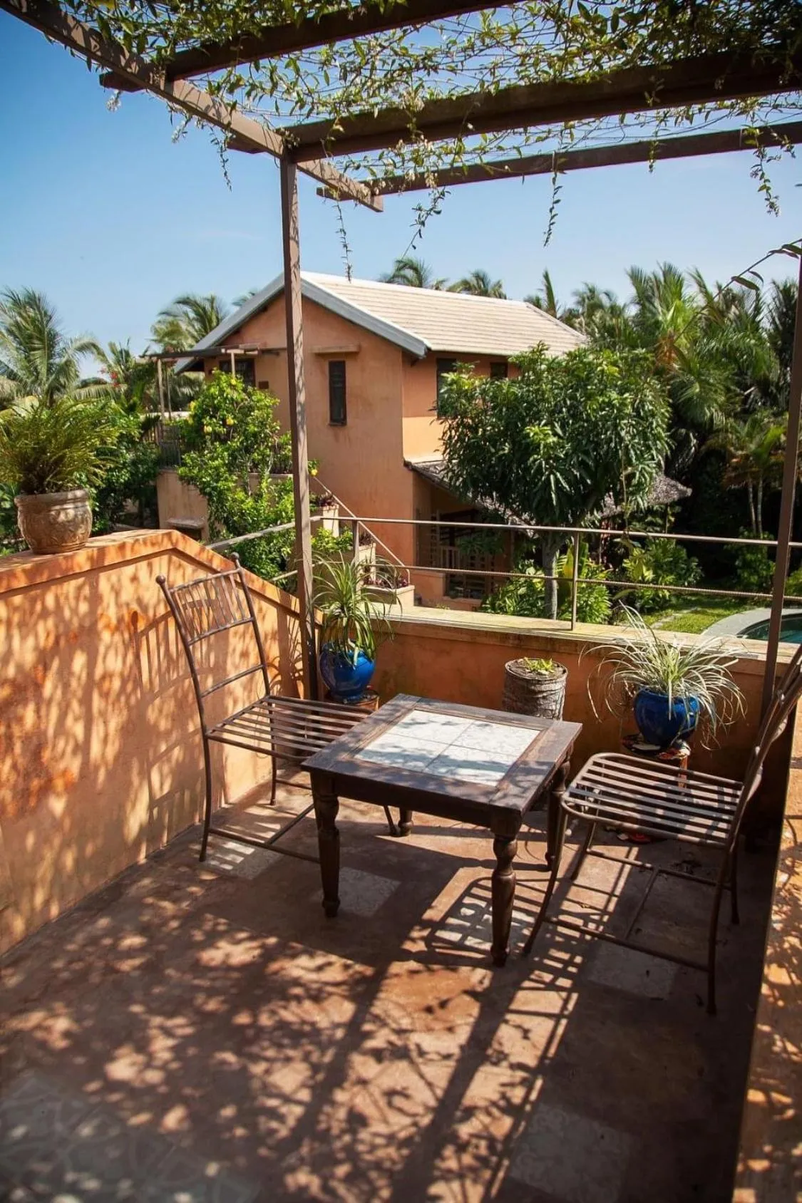 Patio in An Villa boutique resort
