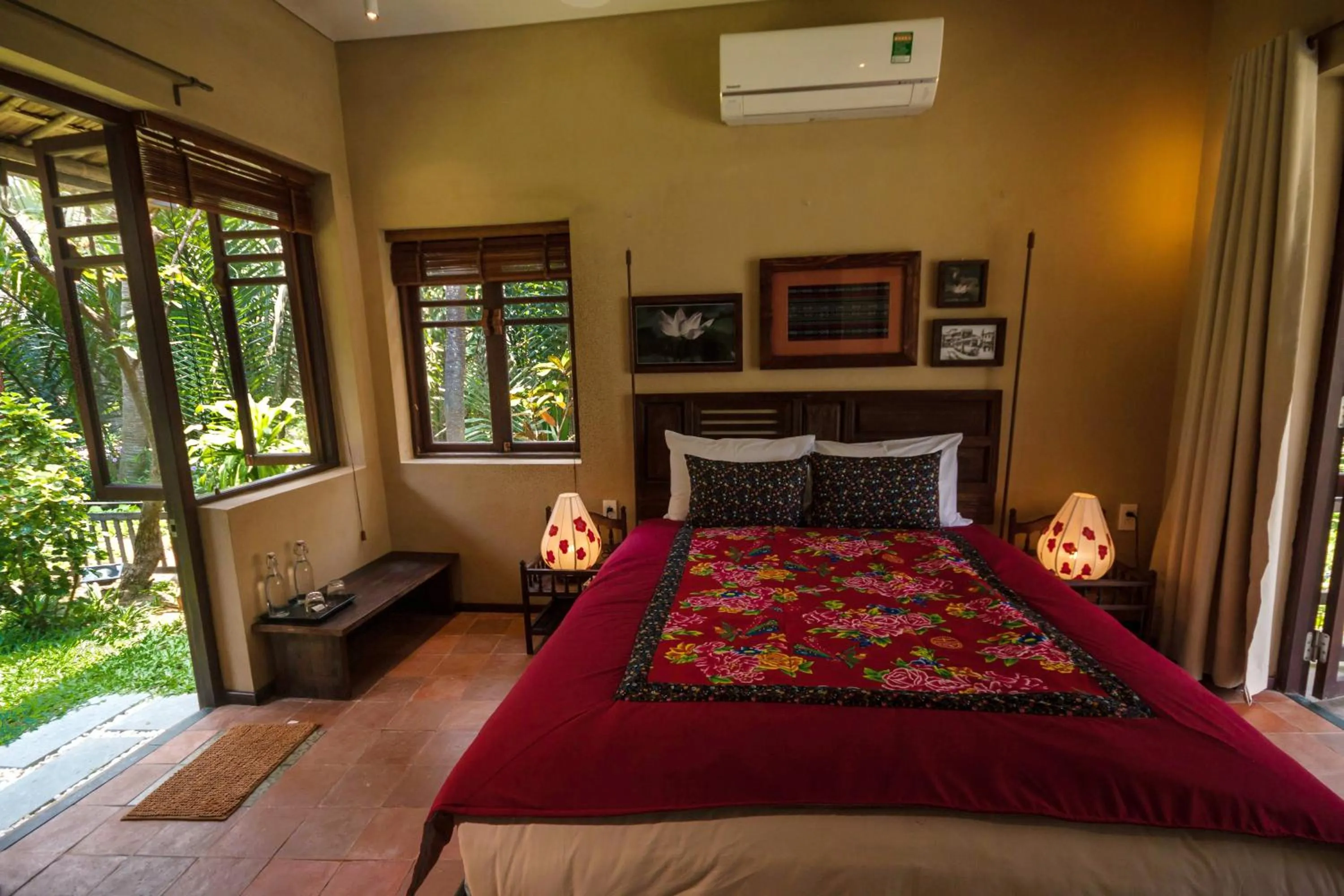 Bedroom, Bed in An Villa boutique resort