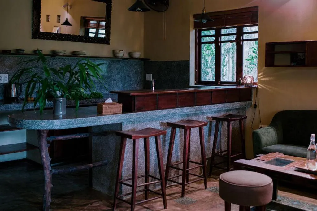 Kitchen or kitchenette in An Villa boutique resort