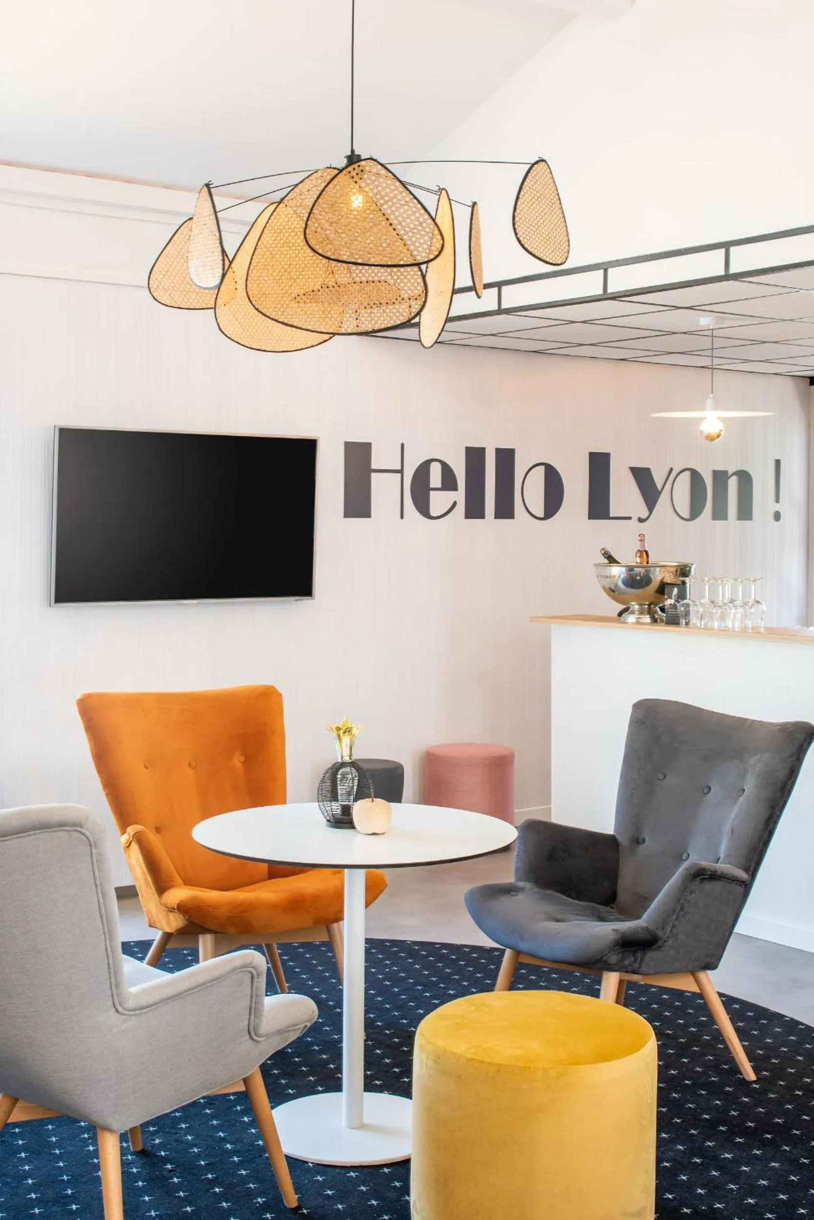 Communal lounge/ TV room in KYRIAD LYON EST – Saint Quentin Fallavier