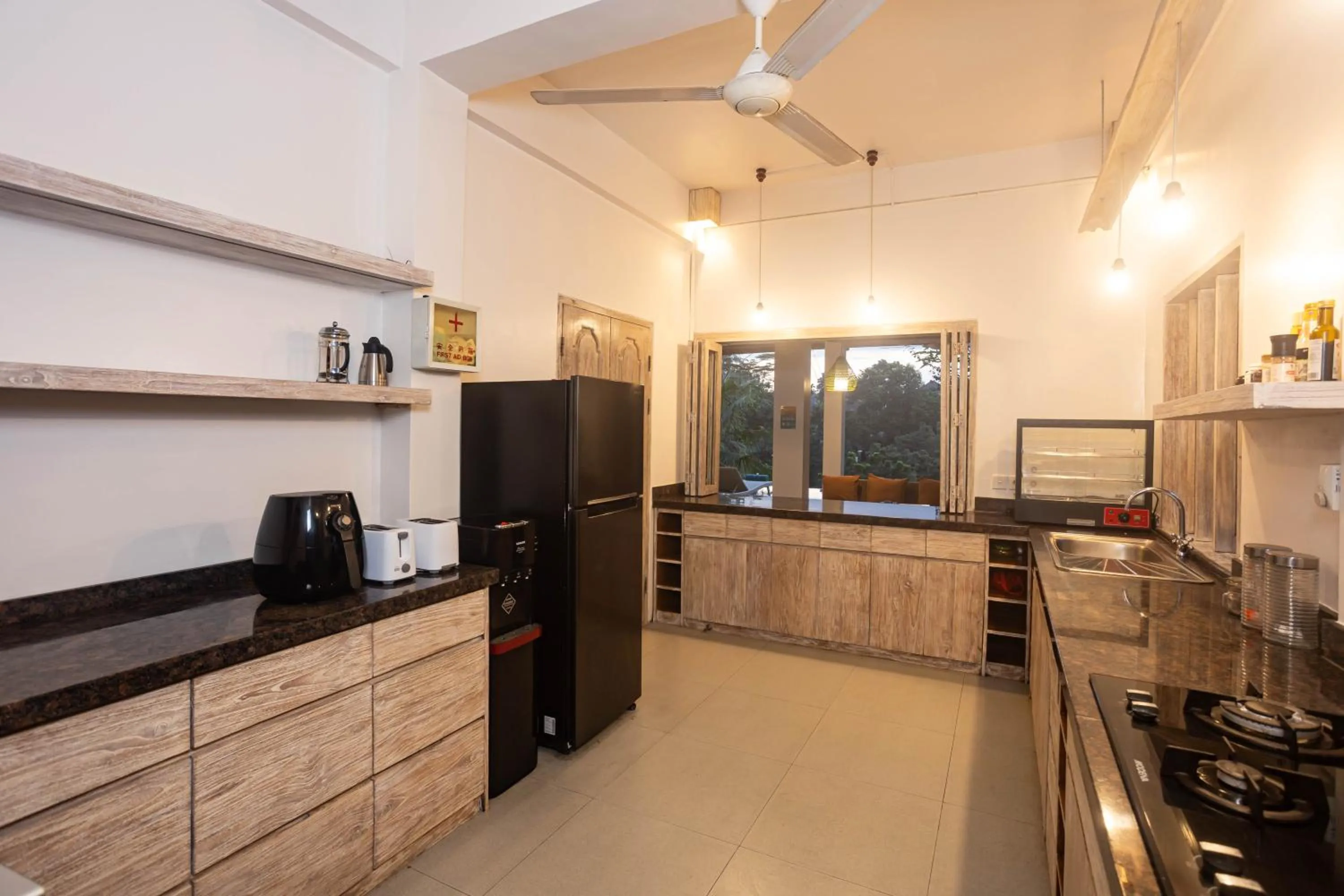 Kitchen or kitchenette in Villa Beji Mawang Ubud by GenuineHost