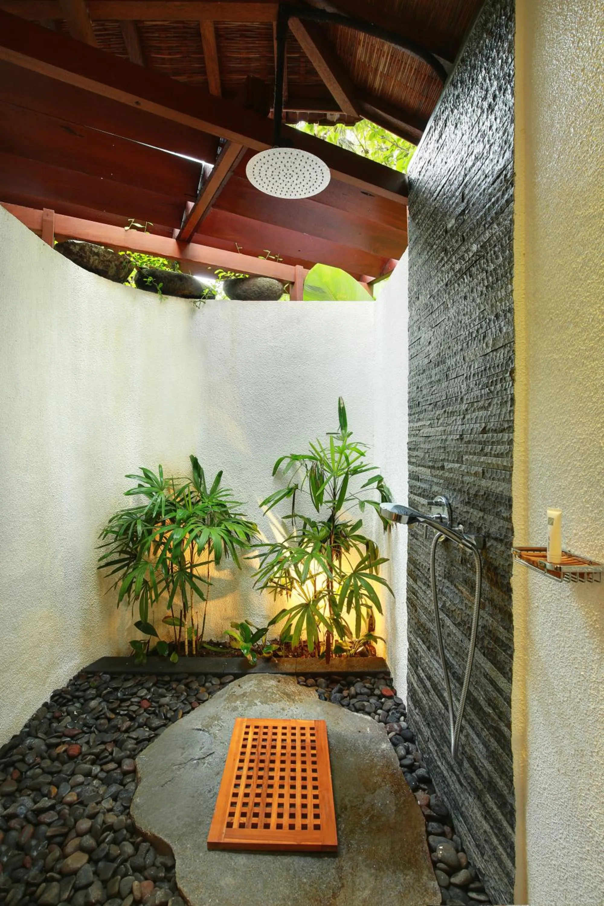 Shower in Villa Beji Mawang Ubud by GenuineHost