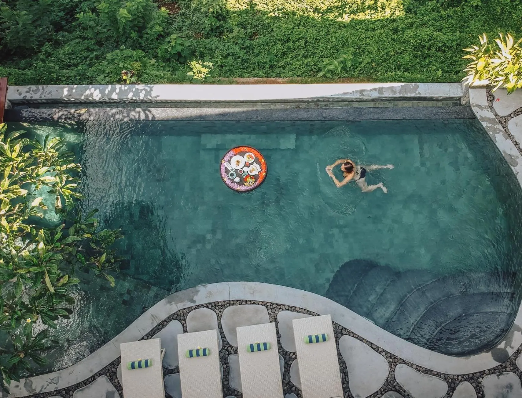 Pool view in Villa Beji Mawang Ubud by GenuineHost