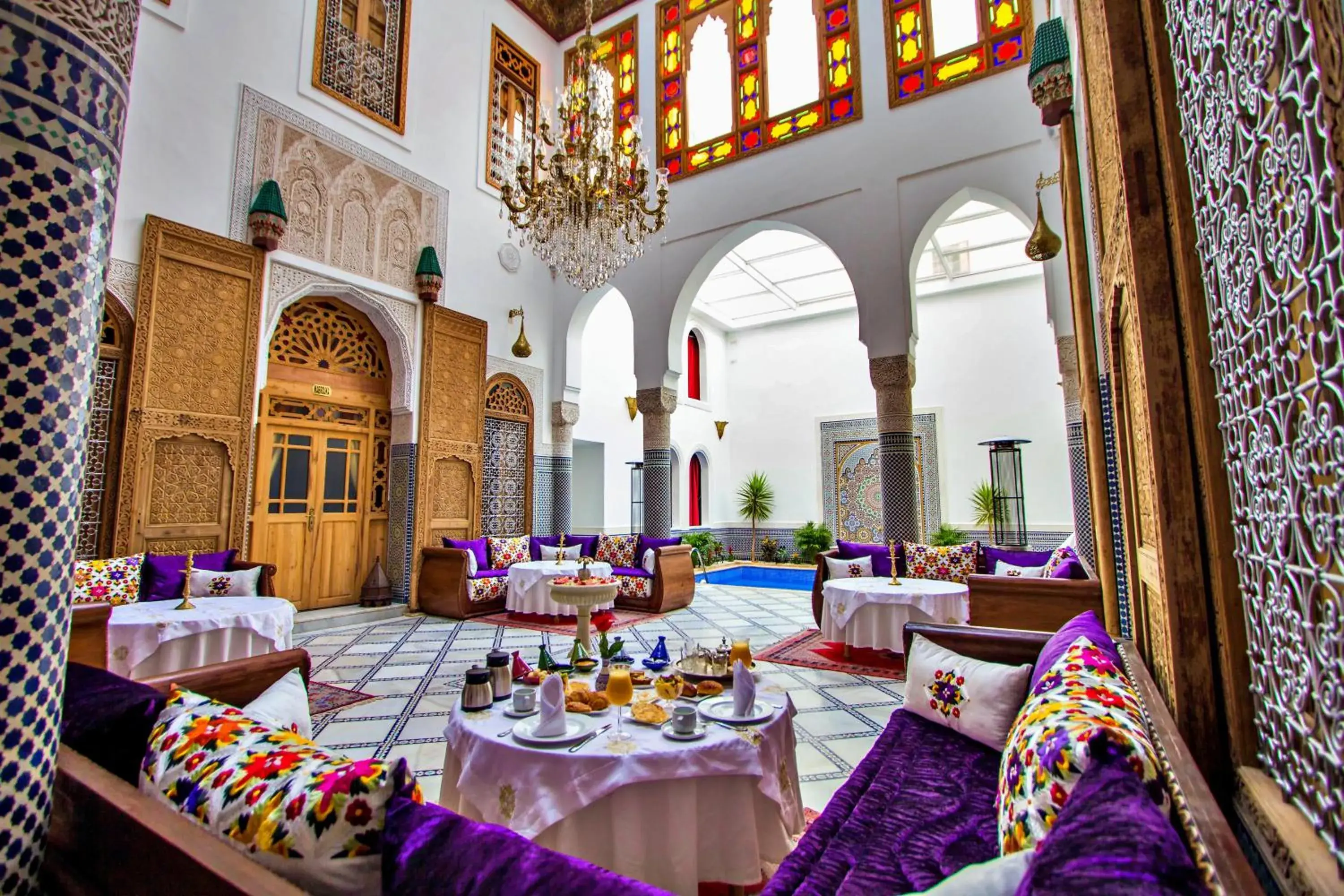 Restaurant/places to eat in Riad Marjana suites & Spa Restaurant/places to eat in Riad Marjana suites & Spa
