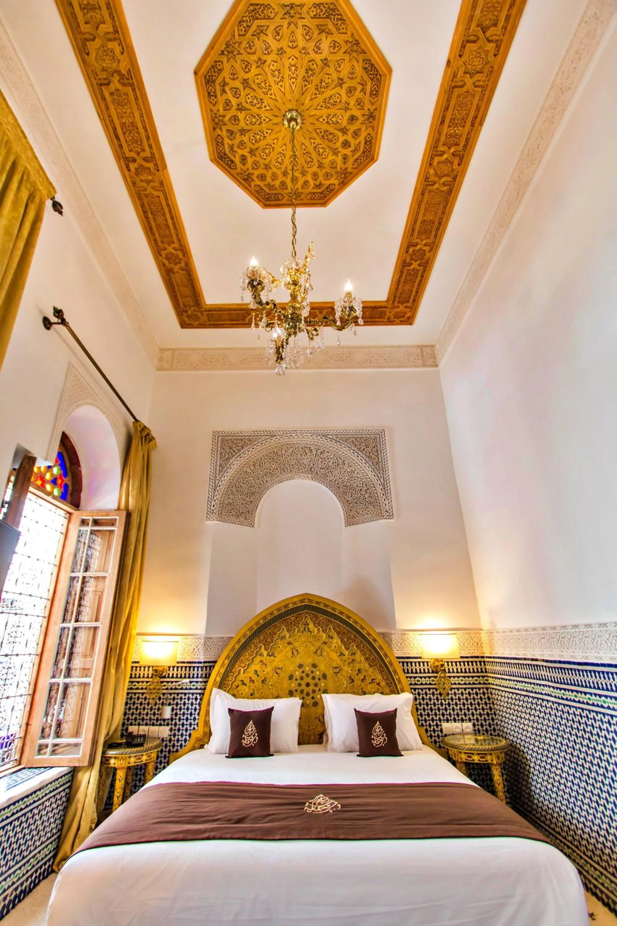 Bed in Riad Marjana suites & Spa