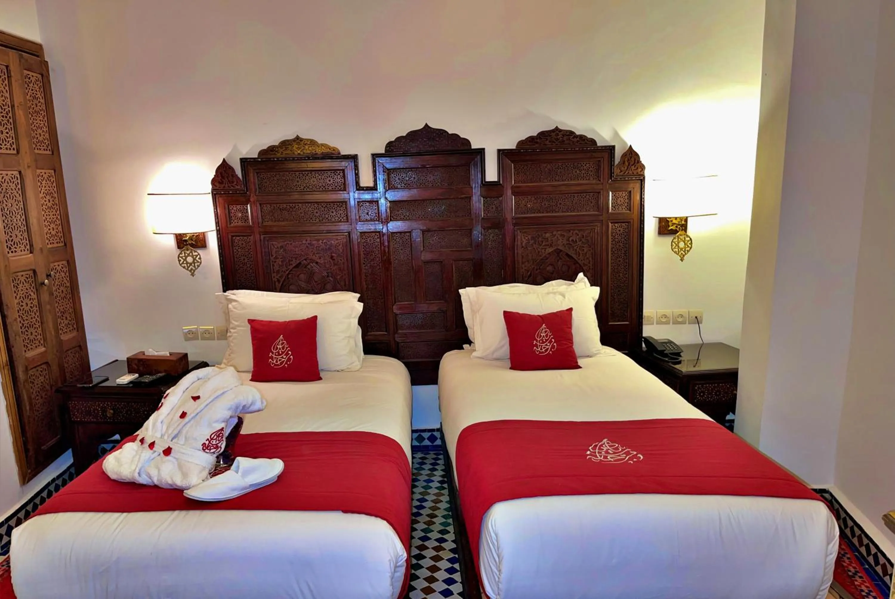 Bed in Riad Marjana suites & Spa