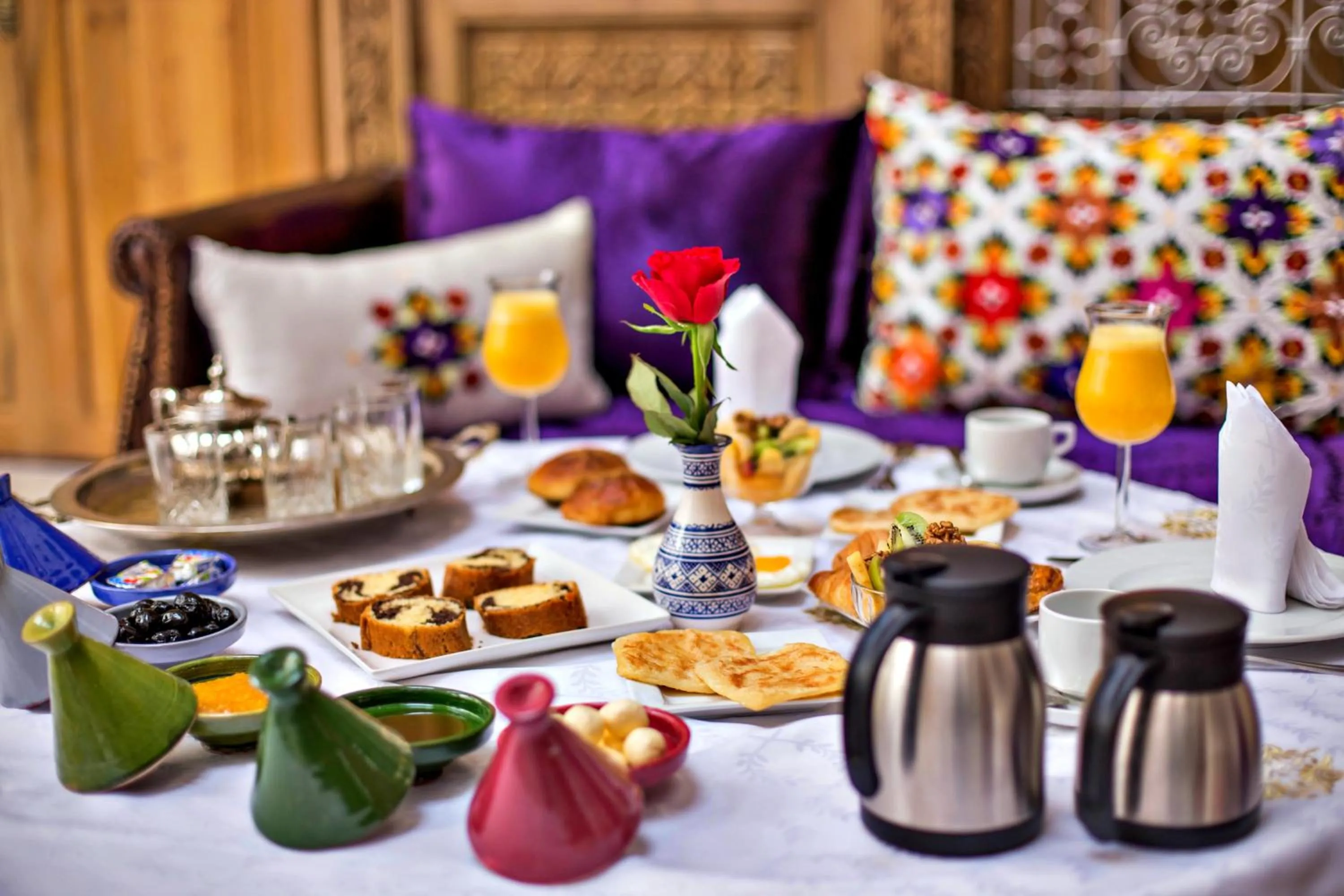 Food and drinks in Riad Marjana suites & Spa