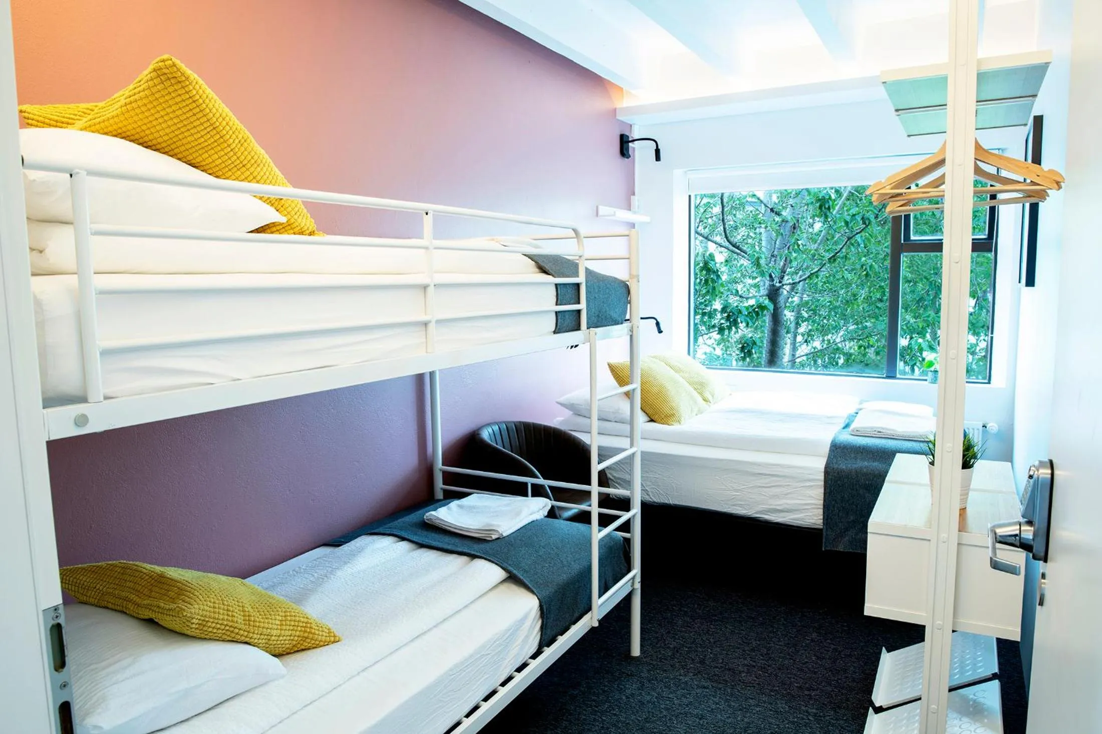 Photo of the whole room, Bed in Lækur Guesthouse