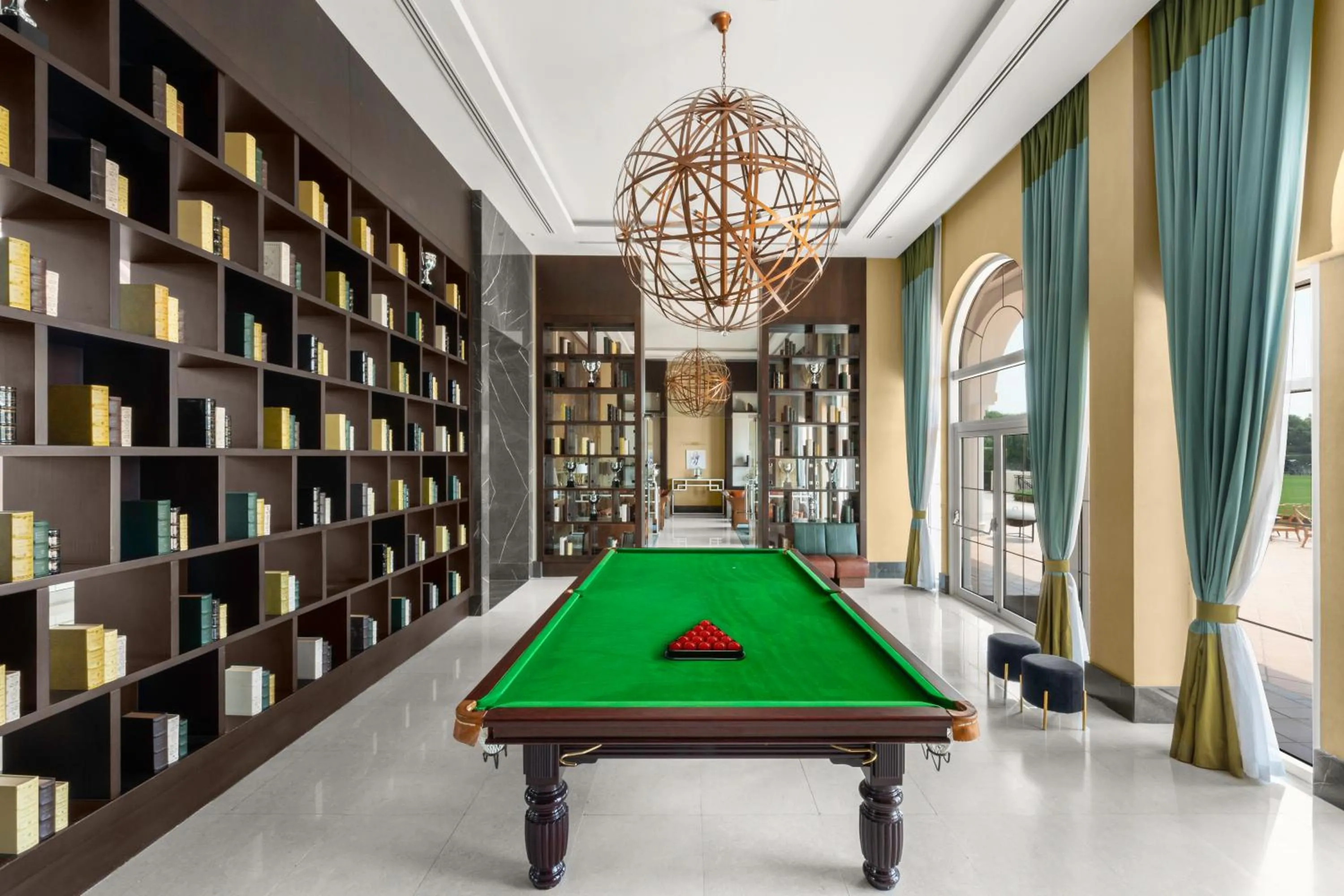 Billiard in Al Habtoor Polo Resort