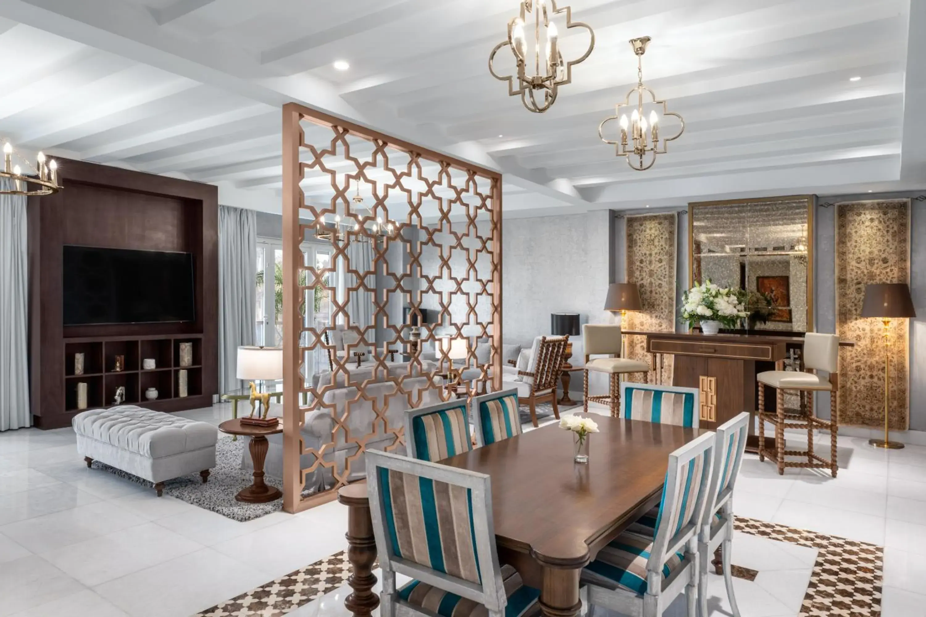 Living room in Al Habtoor Polo Resort Living room in Al Habtoor Polo Resort