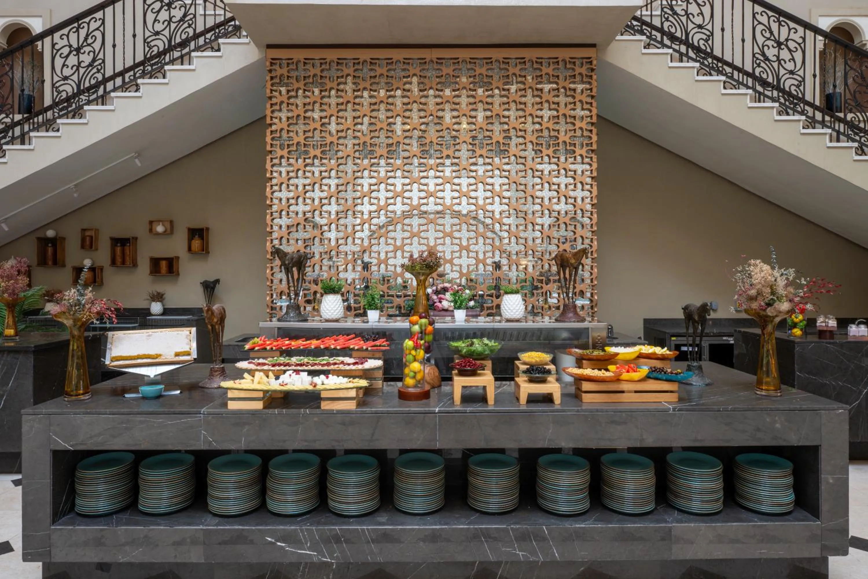 Breakfast in Al Habtoor Polo Resort