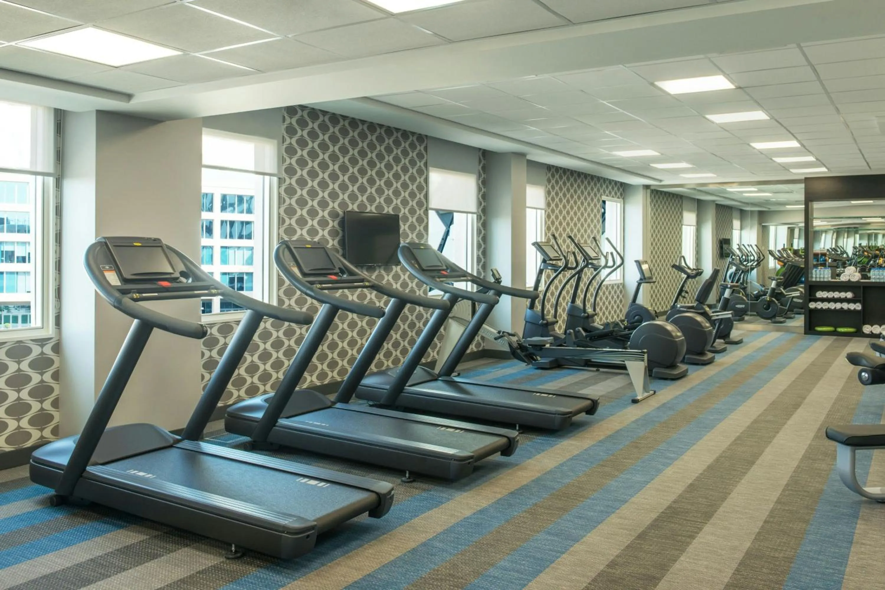 Fitness centre/facilities in Aloft Al Ain
