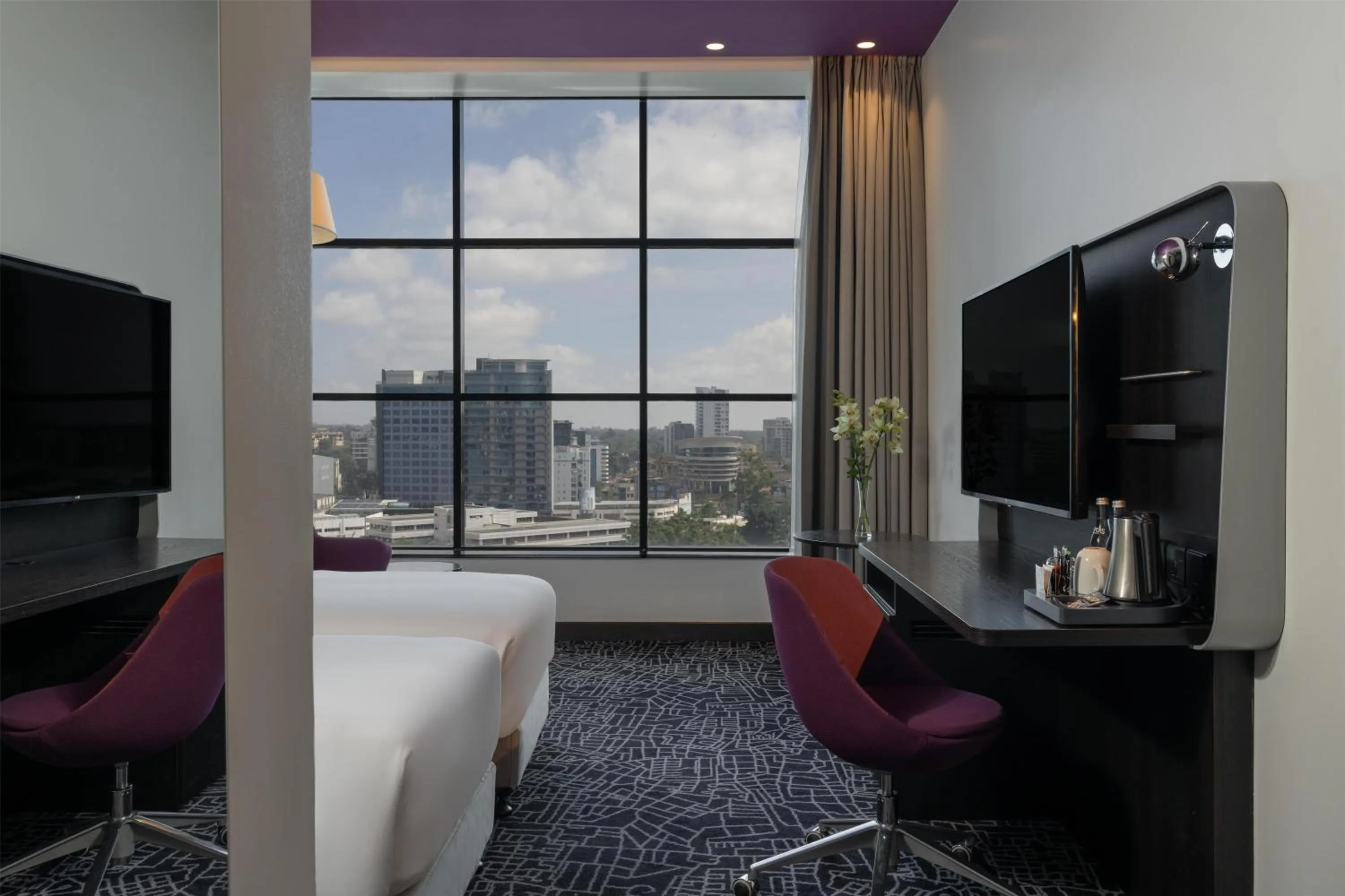 Bedroom, Bed in Park Inn by Radisson, Nairobi Westlands