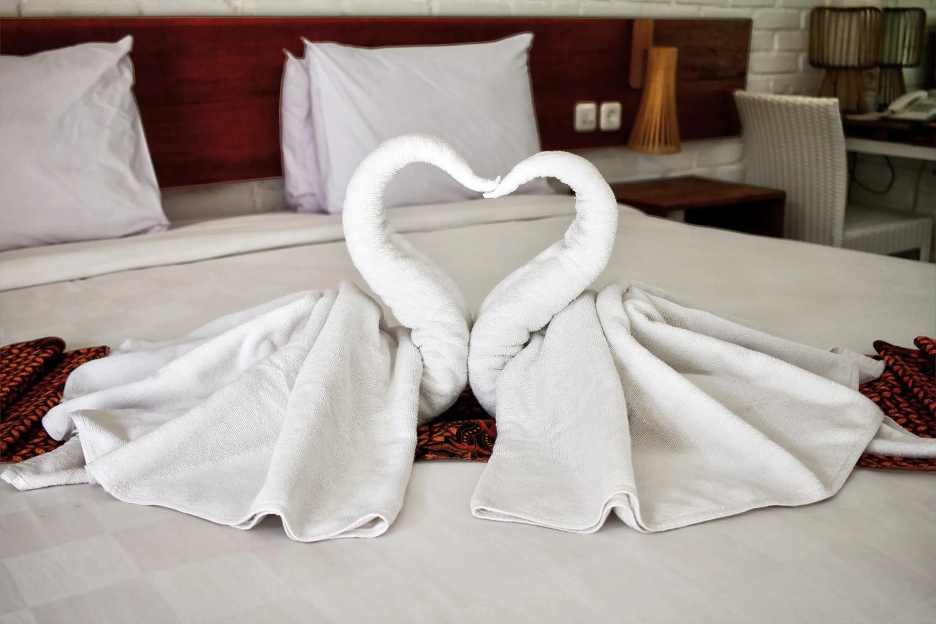 Decorative detail, Bed in Shankara Borobudur