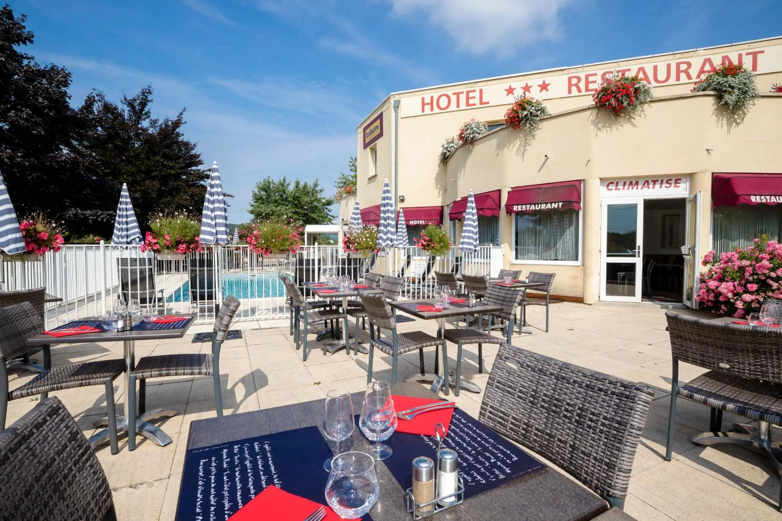 Balcony/Terrace in Authentic by balladins Dijon / Marsannay-la-Côte