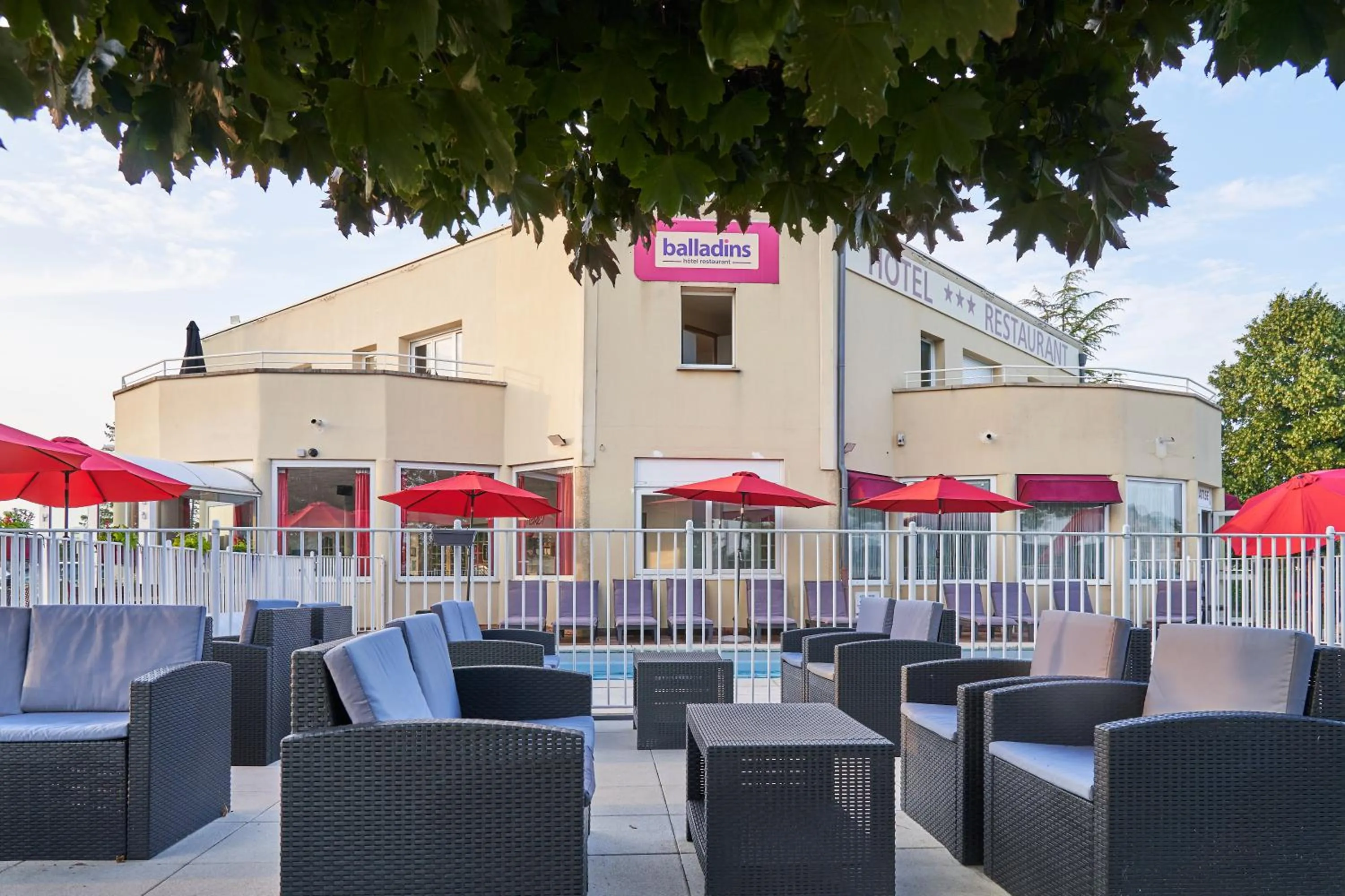 Patio in Authentic by balladins Dijon / Marsannay-la-Côte