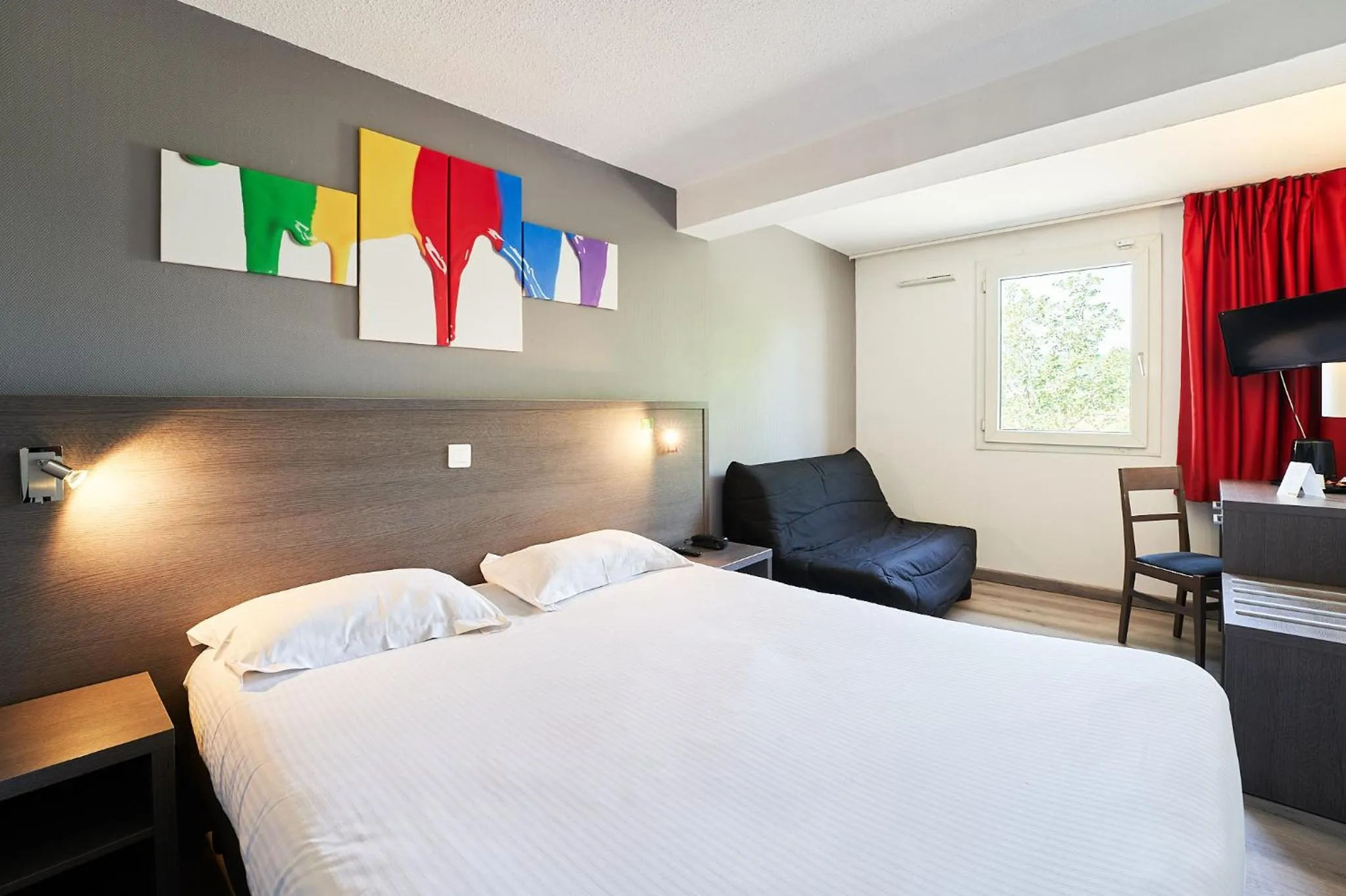 Bedroom, Bed in Authentic by balladins Dijon / Marsannay-la-Côte