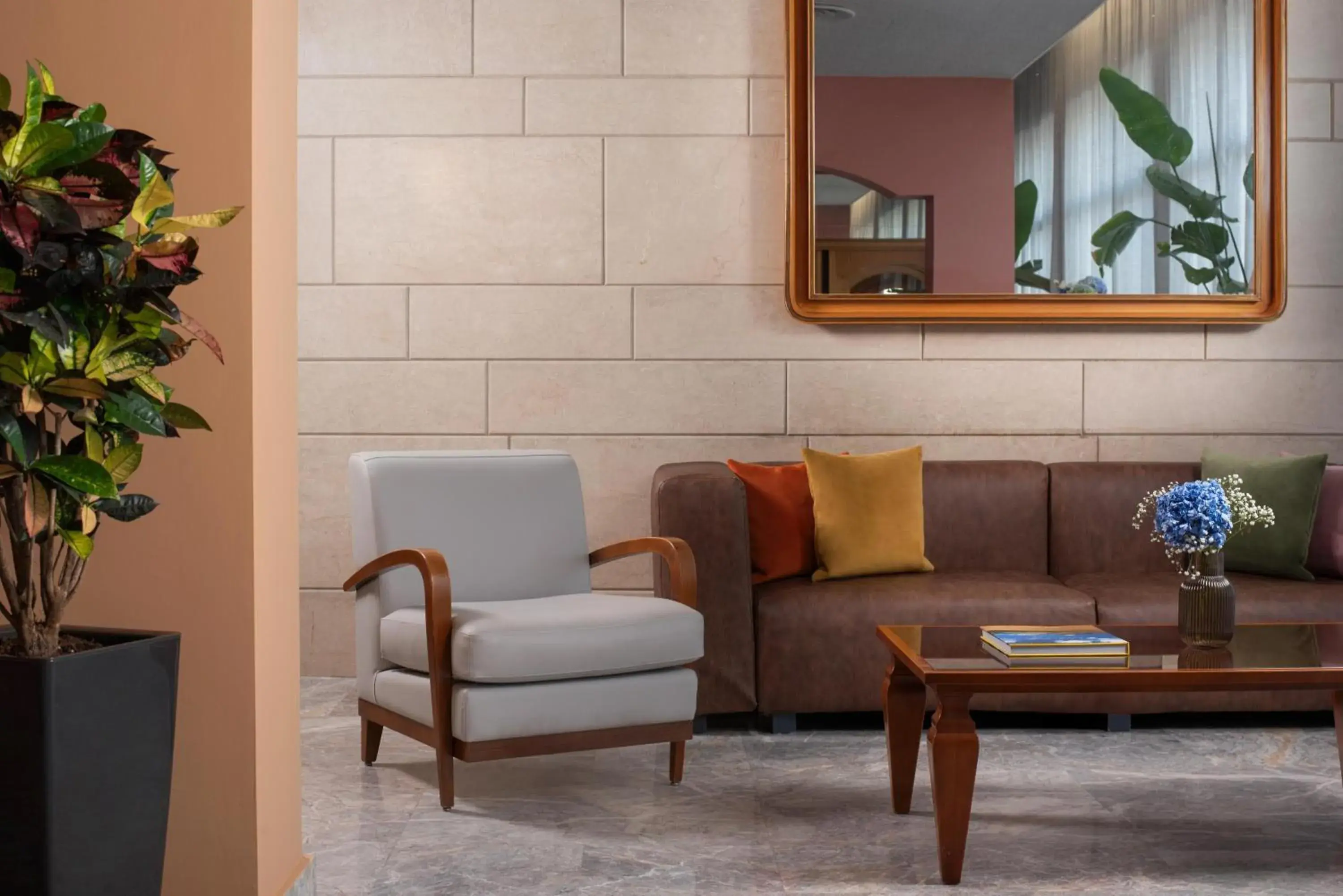 Lobby or reception in NH Ancona Lobby or reception in NH Ancona