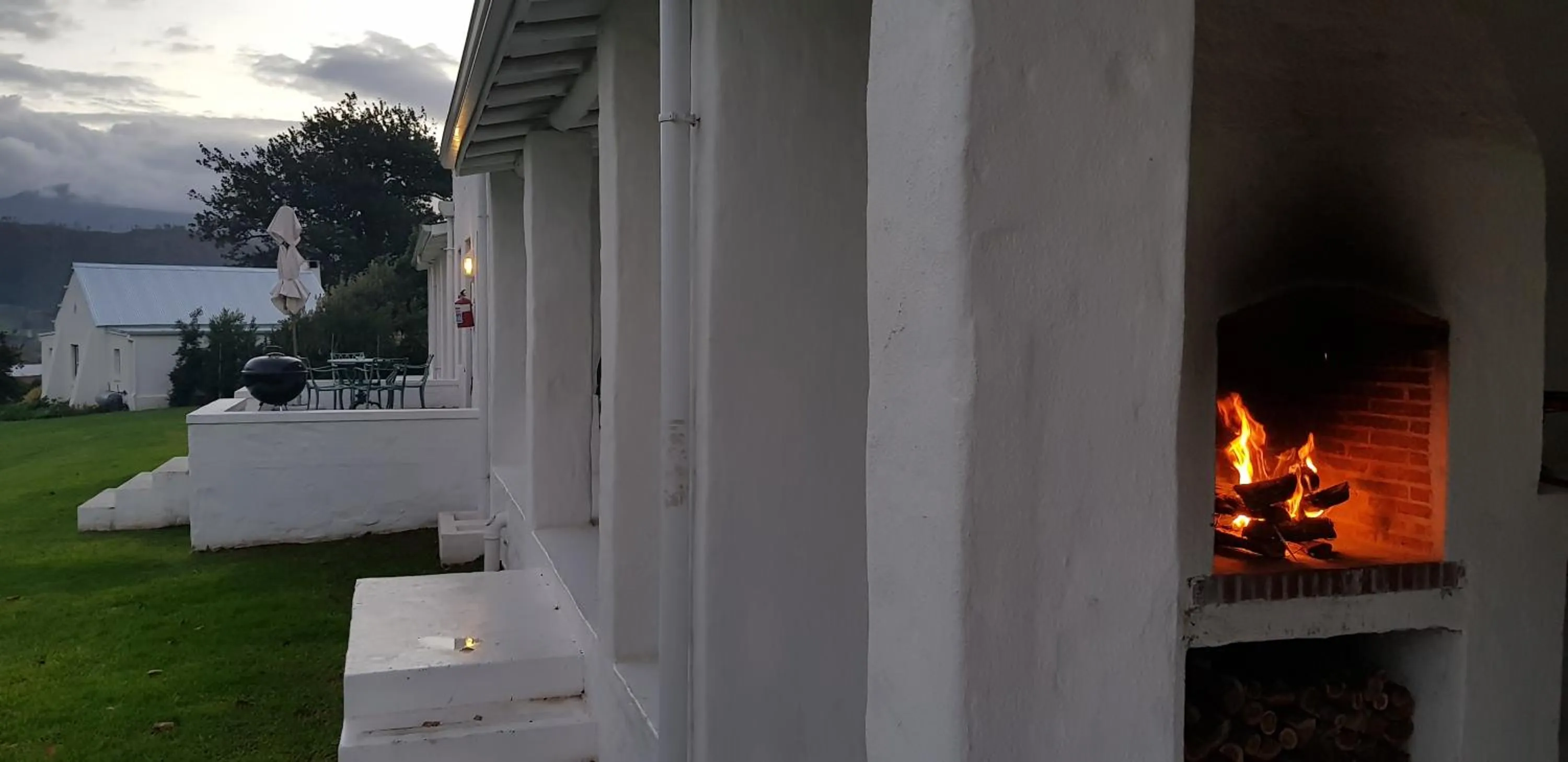 Facade/entrance in La Cotte Forest Cottages