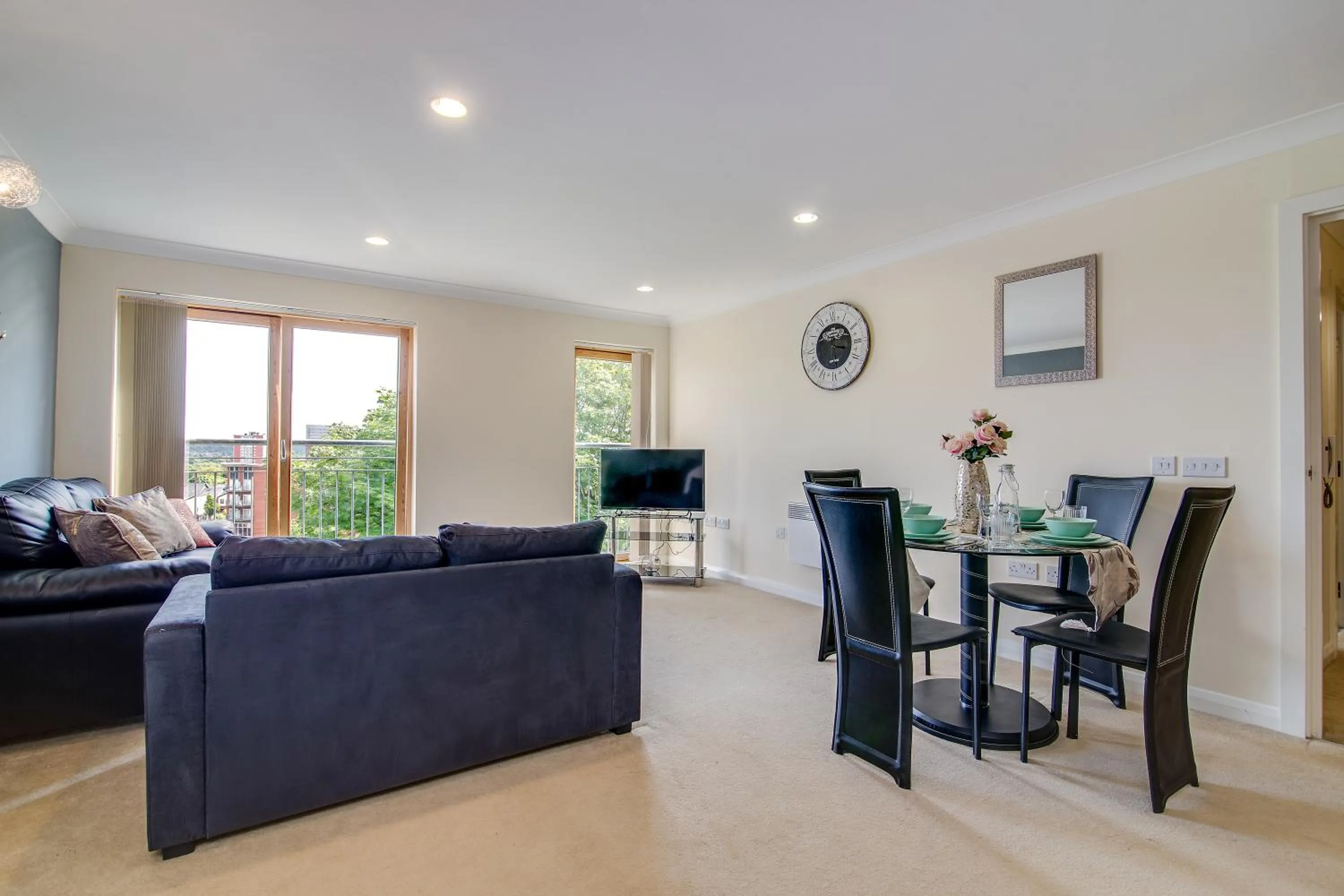 Living room in Mica Point City Centre Apartment