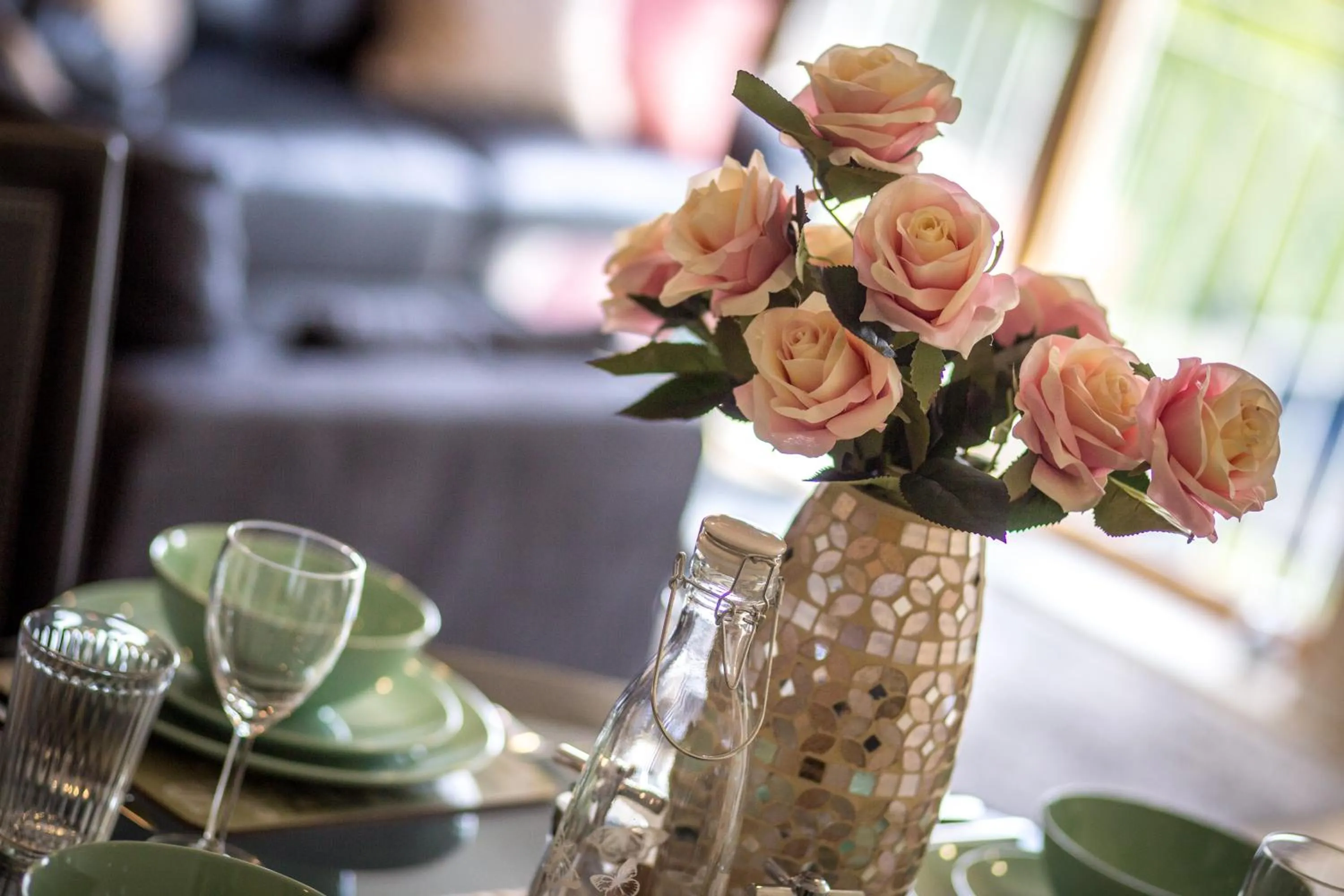 Decorative detail in Mica Point City Centre Apartment