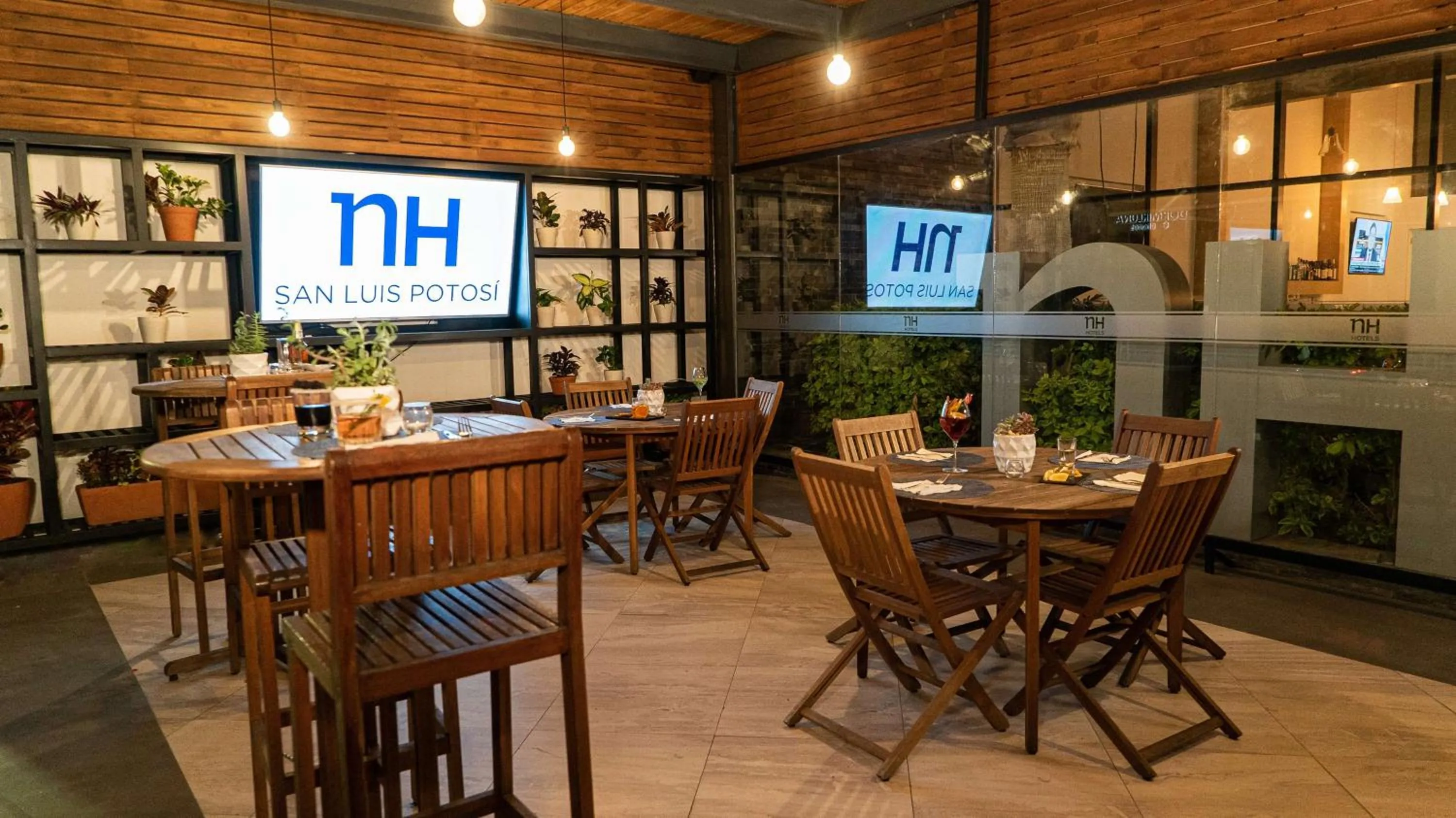 Lounge or bar in NH San Luis Potosí