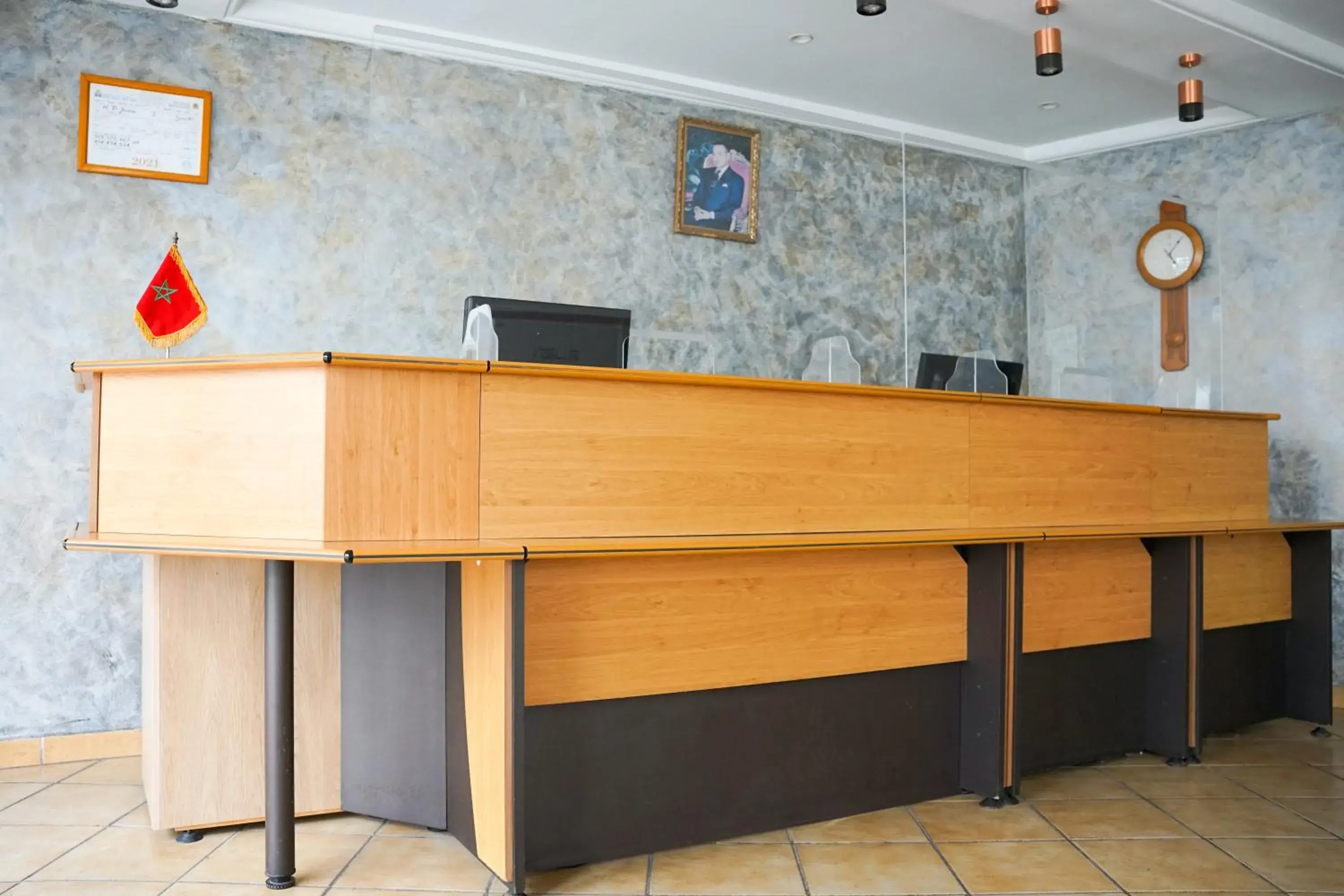 Lobby or reception in Hotel El Djenina Lobby or reception in Hotel El Djenina