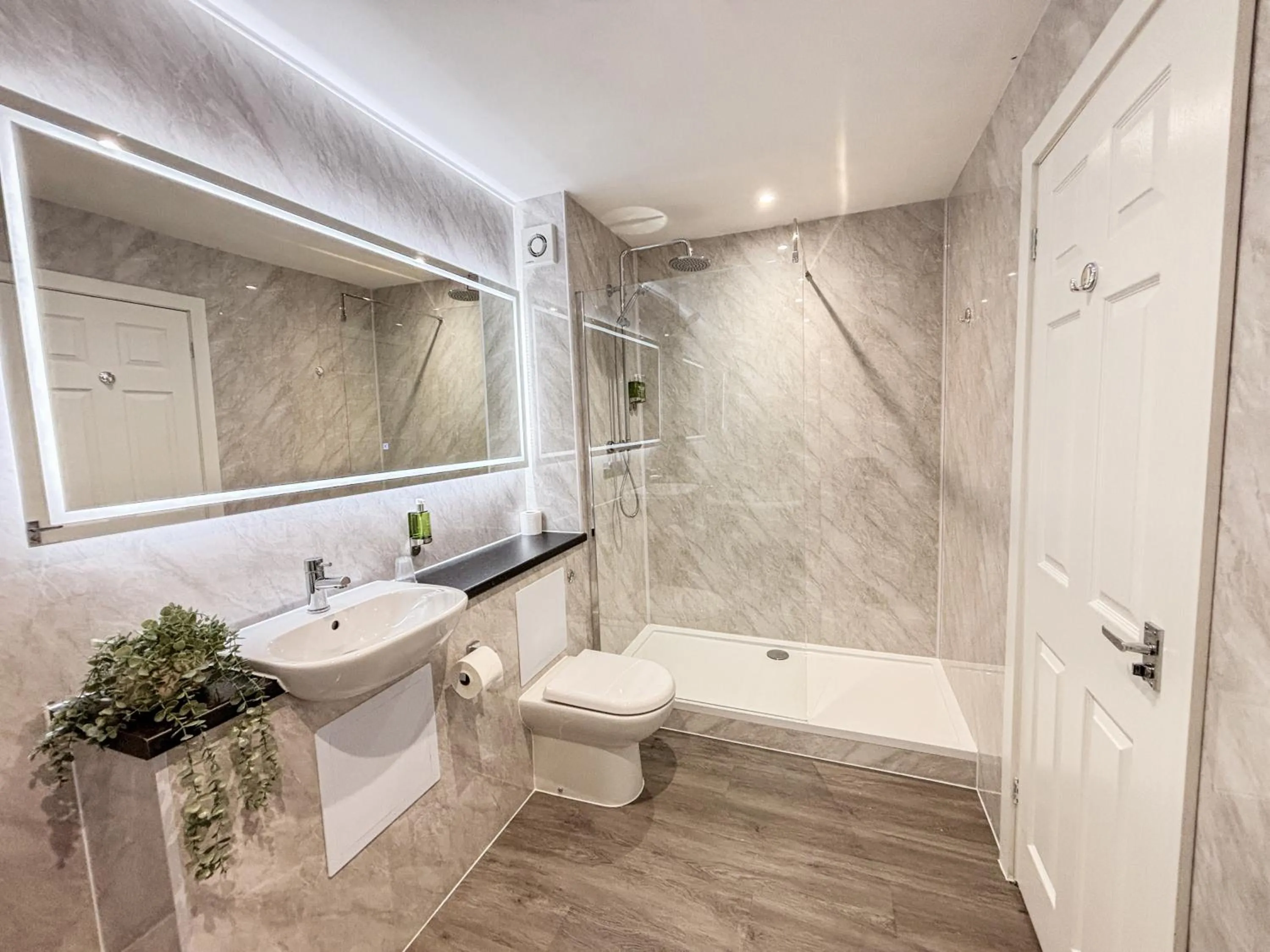 Shower in Ivy Bush Royal Hotel by Compass Hospitality