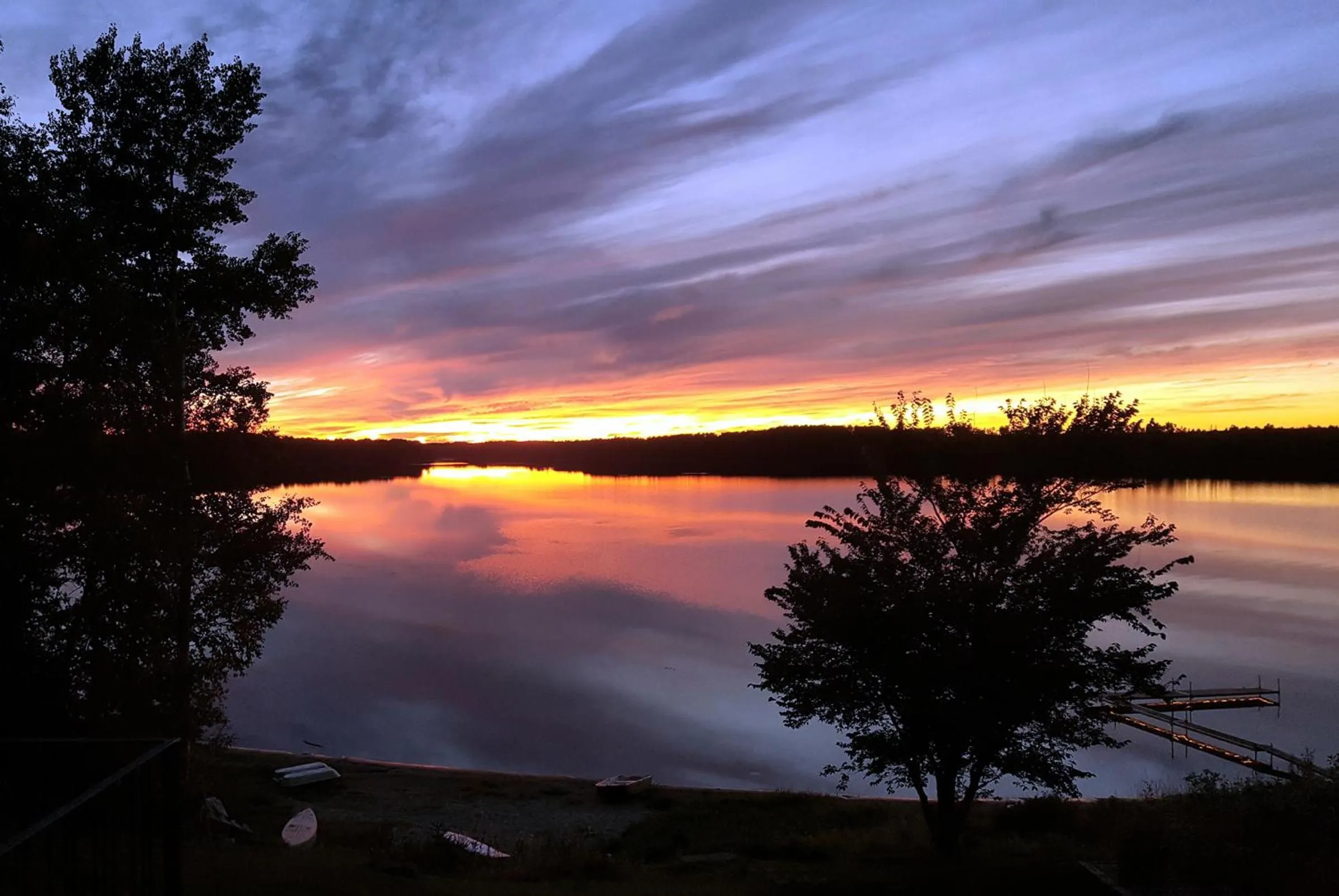 Natural landscape in Au Soleil Couchant