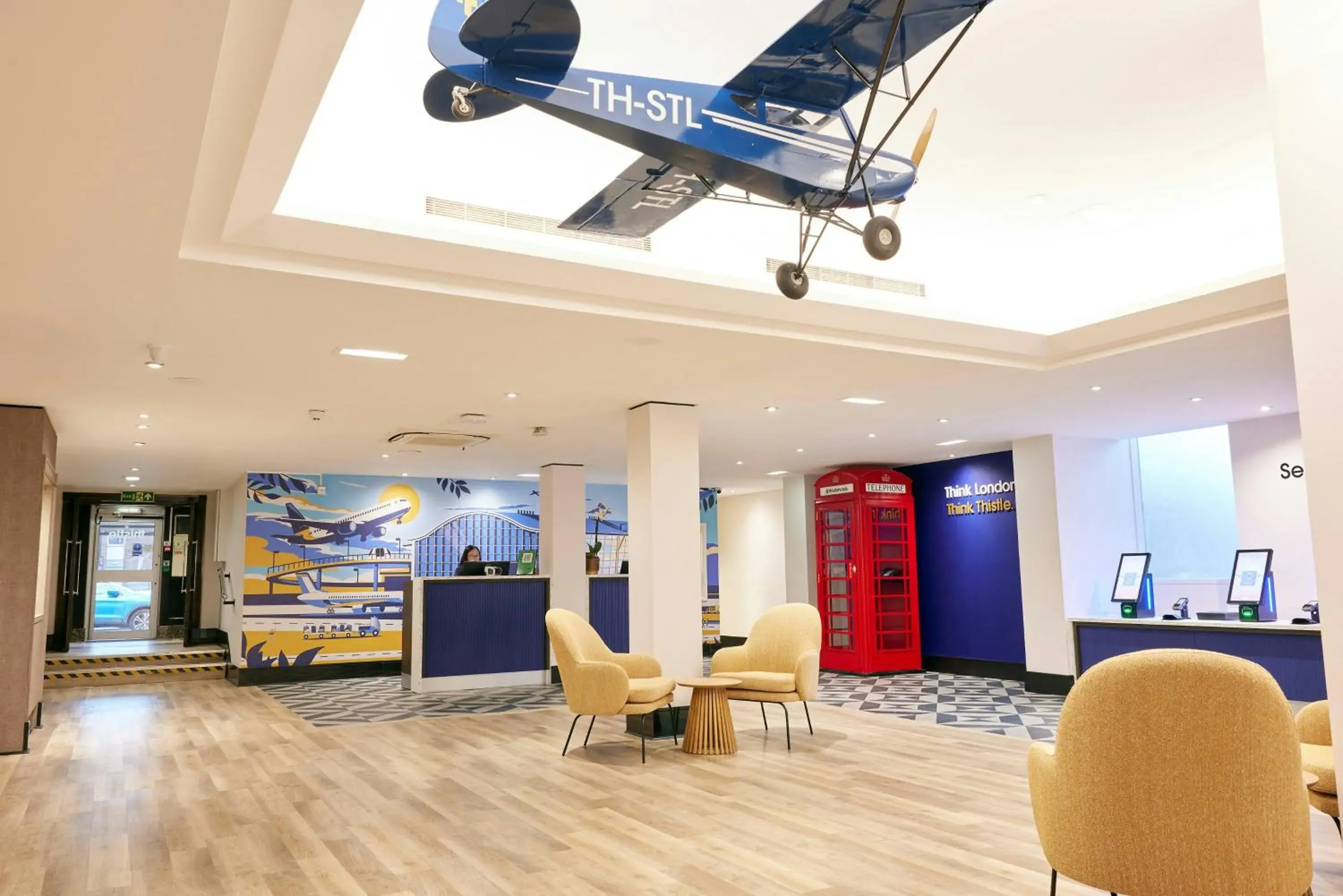 Lobby or reception in Thistle London Heathrow Terminal 5 Lobby or reception in Thistle London Heathrow Terminal 5