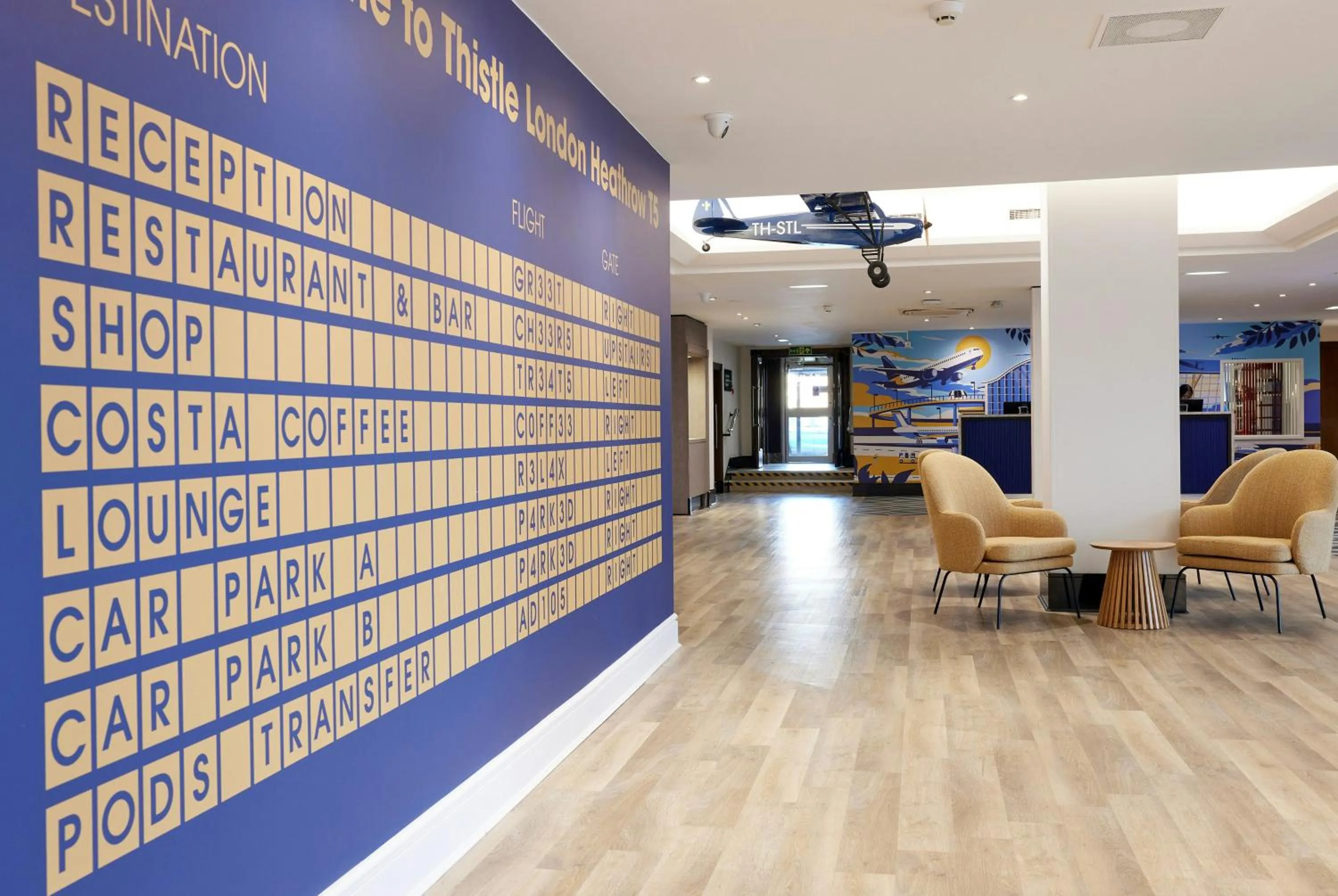 Lobby or reception in Thistle London Heathrow Terminal 5