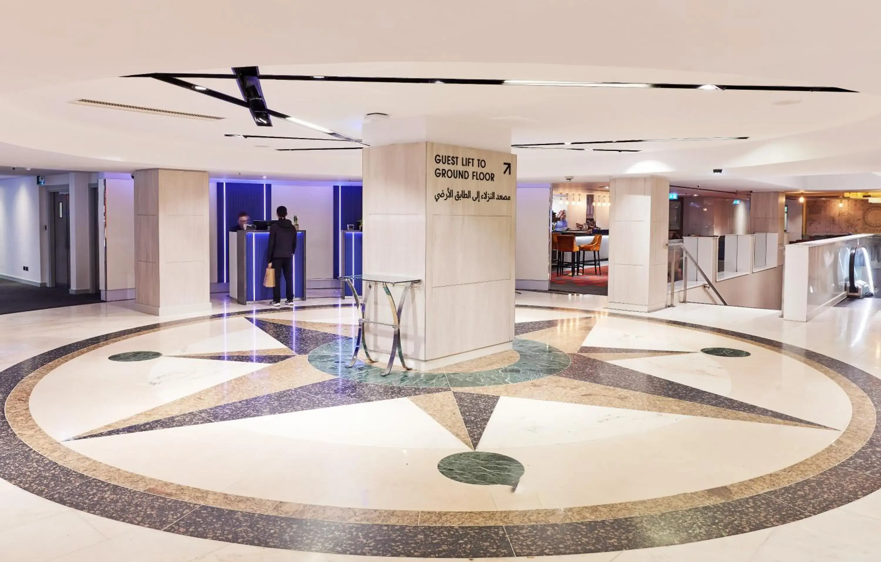 Lobby or reception in The Marble Arch Hotel, by Thistle Lobby or reception in The Marble Arch Hotel, by Thistle